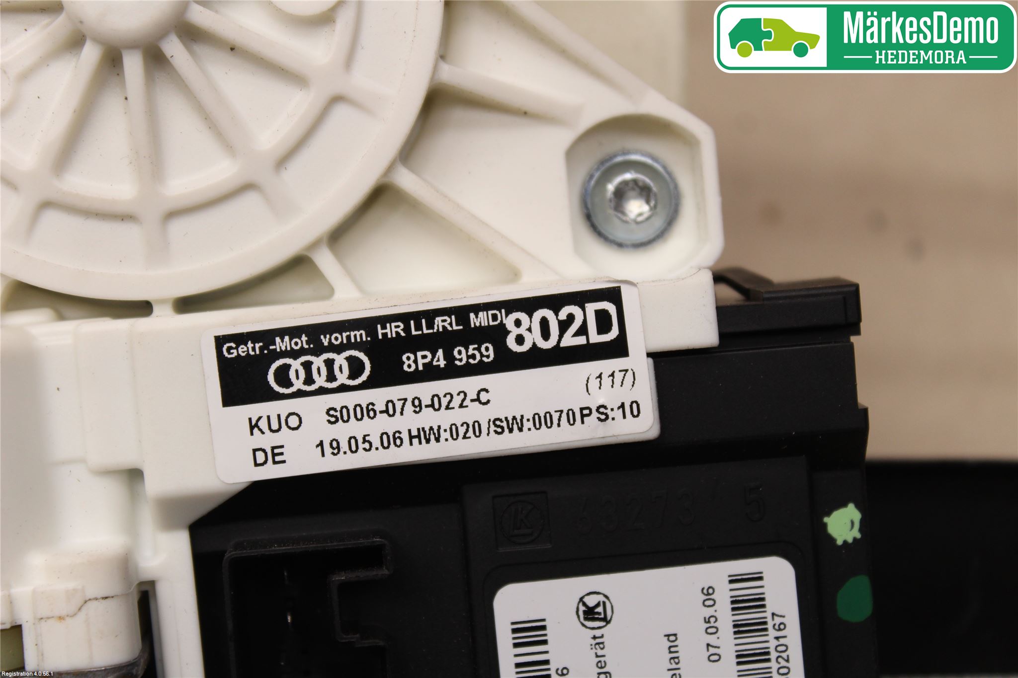 Audi A3/S3 05-13 Fönsterhiss El Kompl