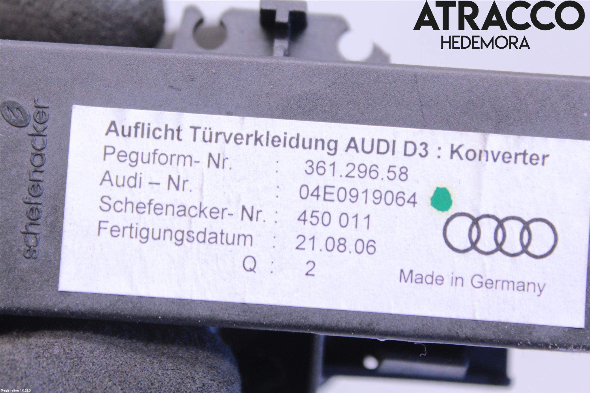 Audi A8/S8 4E  02-09 Styrenhet Dörr