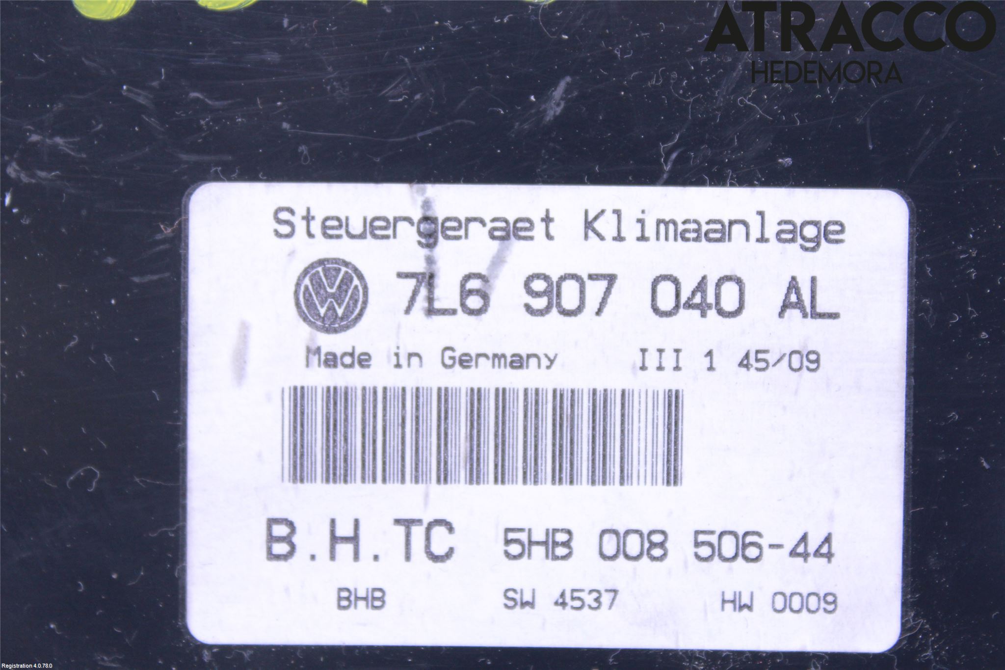 Volkswagen VW TOUAREG 7L 03-10 Ac Styrenhet Ac Manöveren