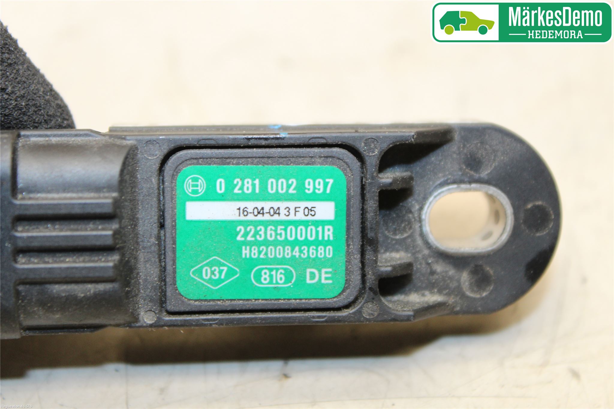 Dacia SANDERO/STEPWAY 13-20 Injmappsensor
