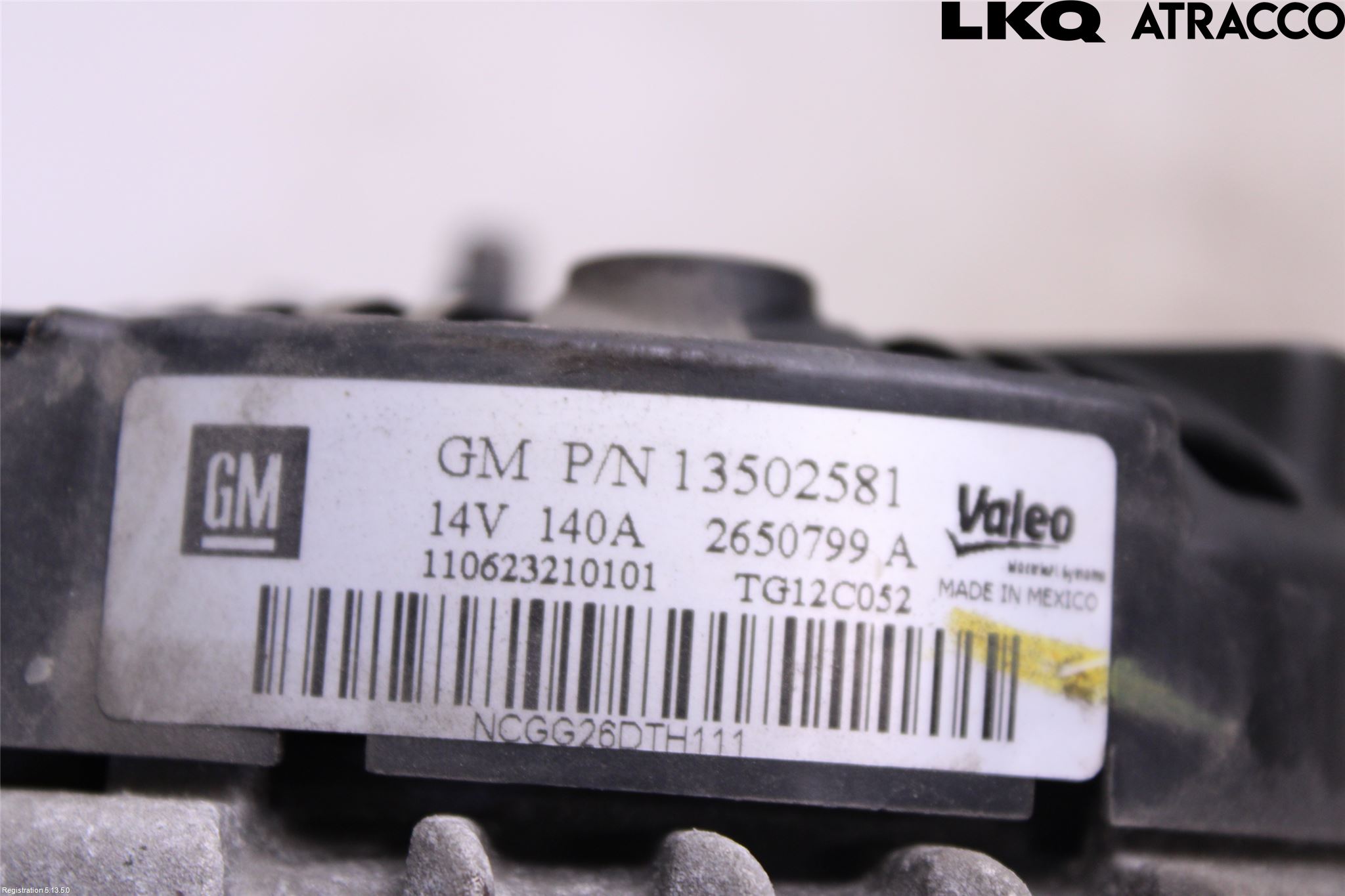 Opel ZAFIRA C 12-19 Generator