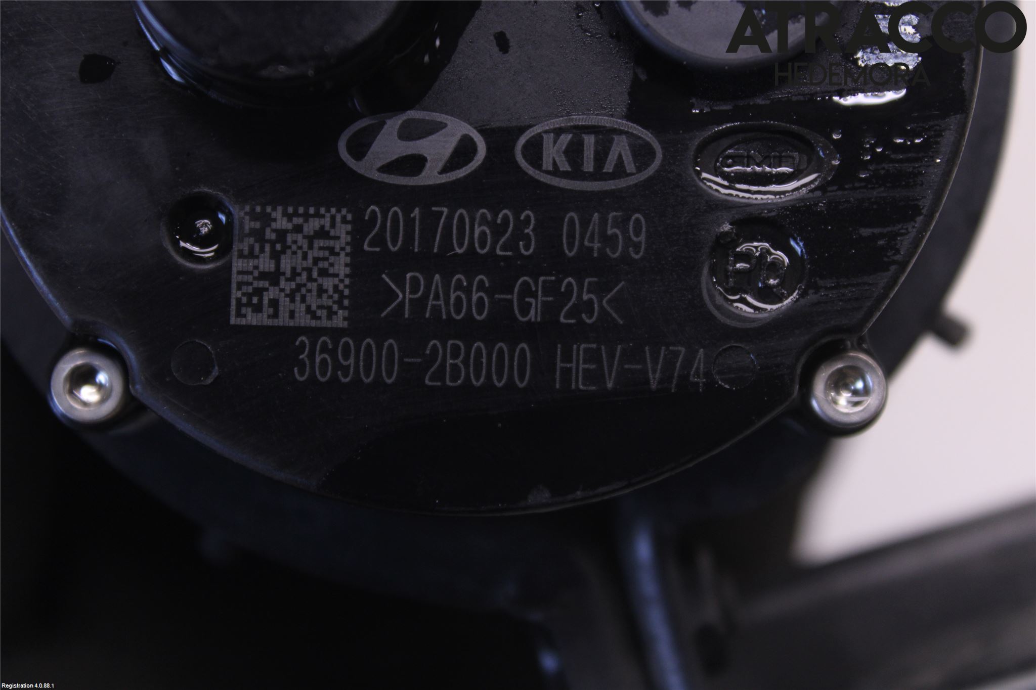 Kia NIRO (DE) 17-22 Värme Cirkulationspump