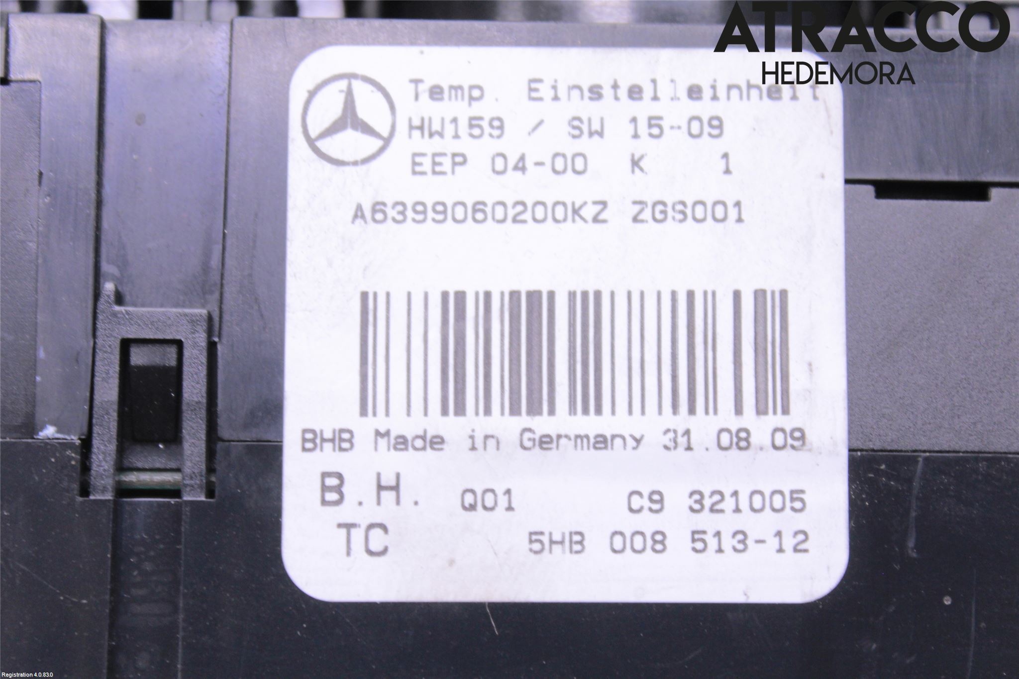 Mercedes-Benz MB VITO/VIANO (W639) 04-14 Ac Styrenhet Ac Manöveren