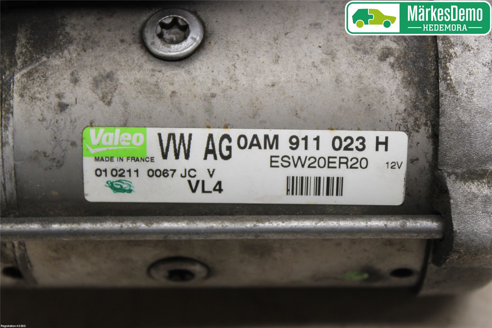 Volkswagen VW GOLF VI 09-13 Startmotor Diesel