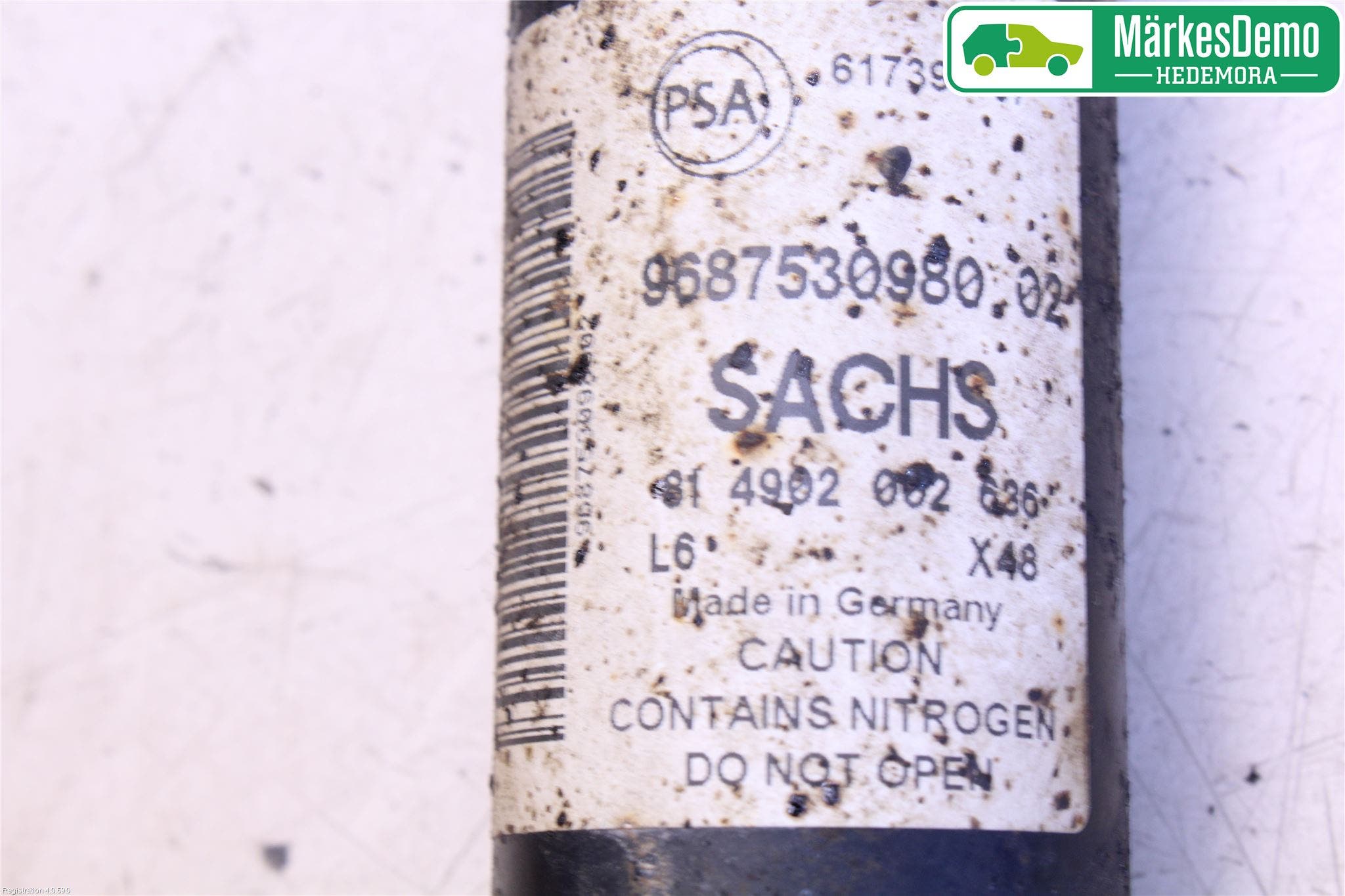 Peugeot PARTNER 16-18 Stötdämpare Bak