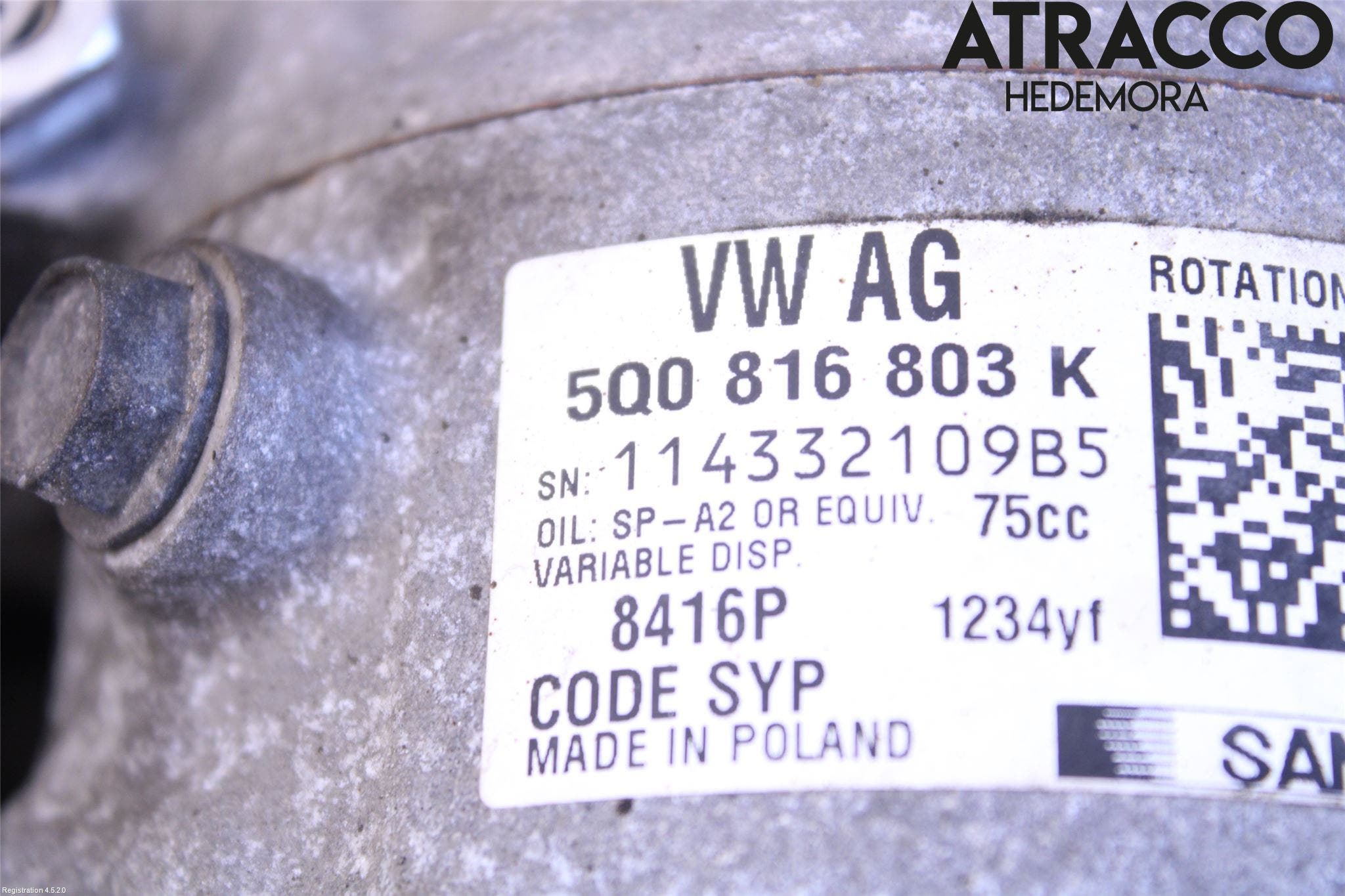 Volkswagen VW PASSAT 20-24 Ac Kompressor