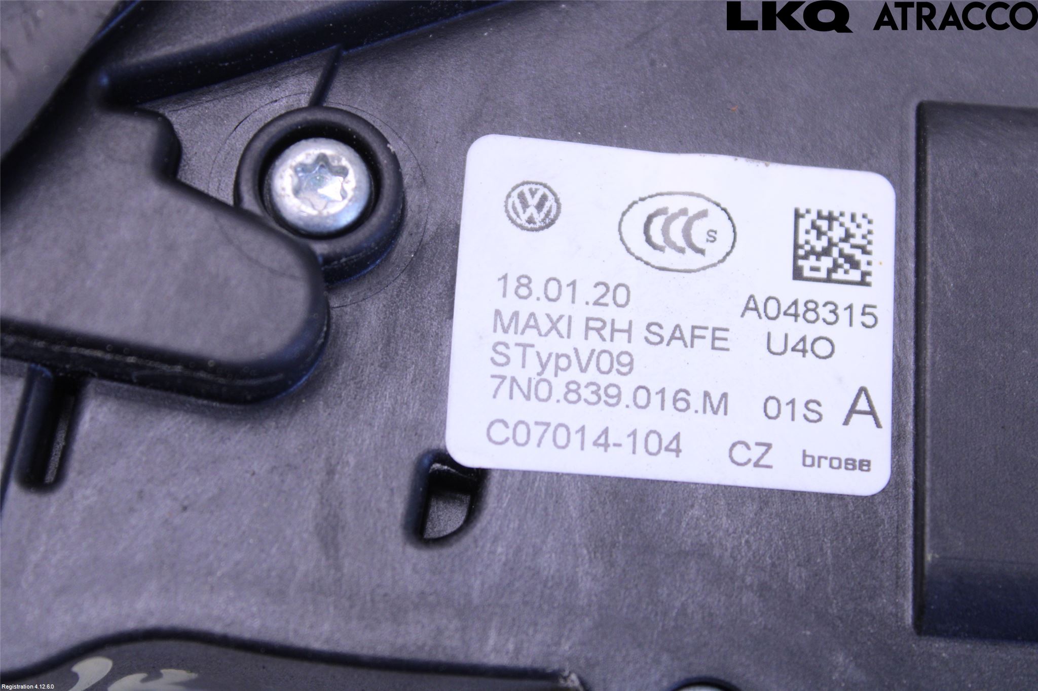 Volkswagen VW SHARAN 11- Låskista-Dörrlås