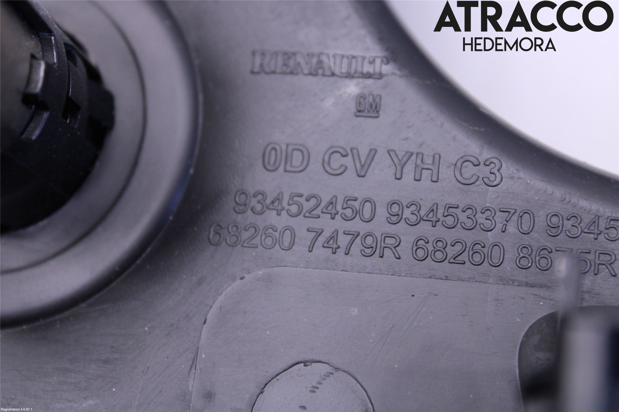 Renault TRAFIC/E-TECH 15- Instrumentsarg