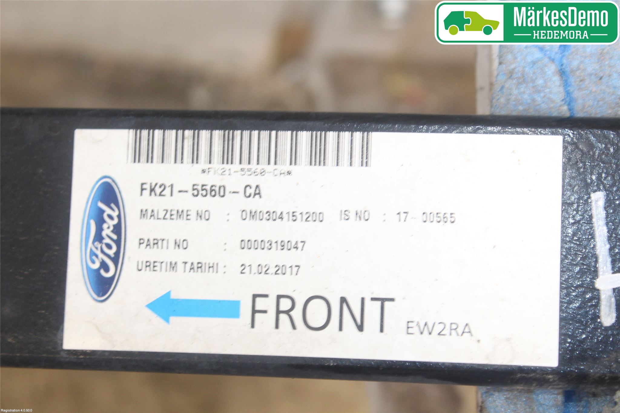 Ford TRANSIT SKÅP/BUSS 14-22 Fjäder Bak Blad