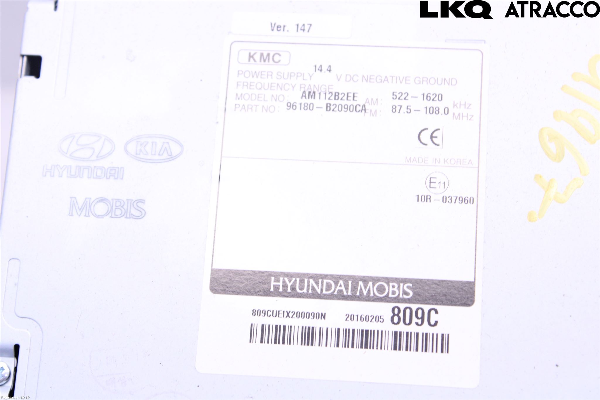 Kia SOUL 09- Cd Radio - Multimediapanel
