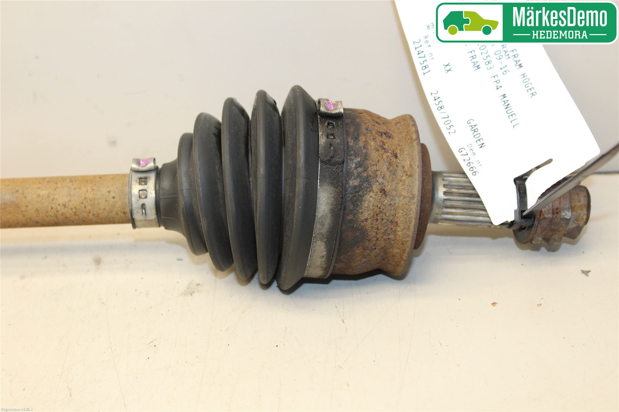 Ford KA 09-16 Drivaxel Fram Höger