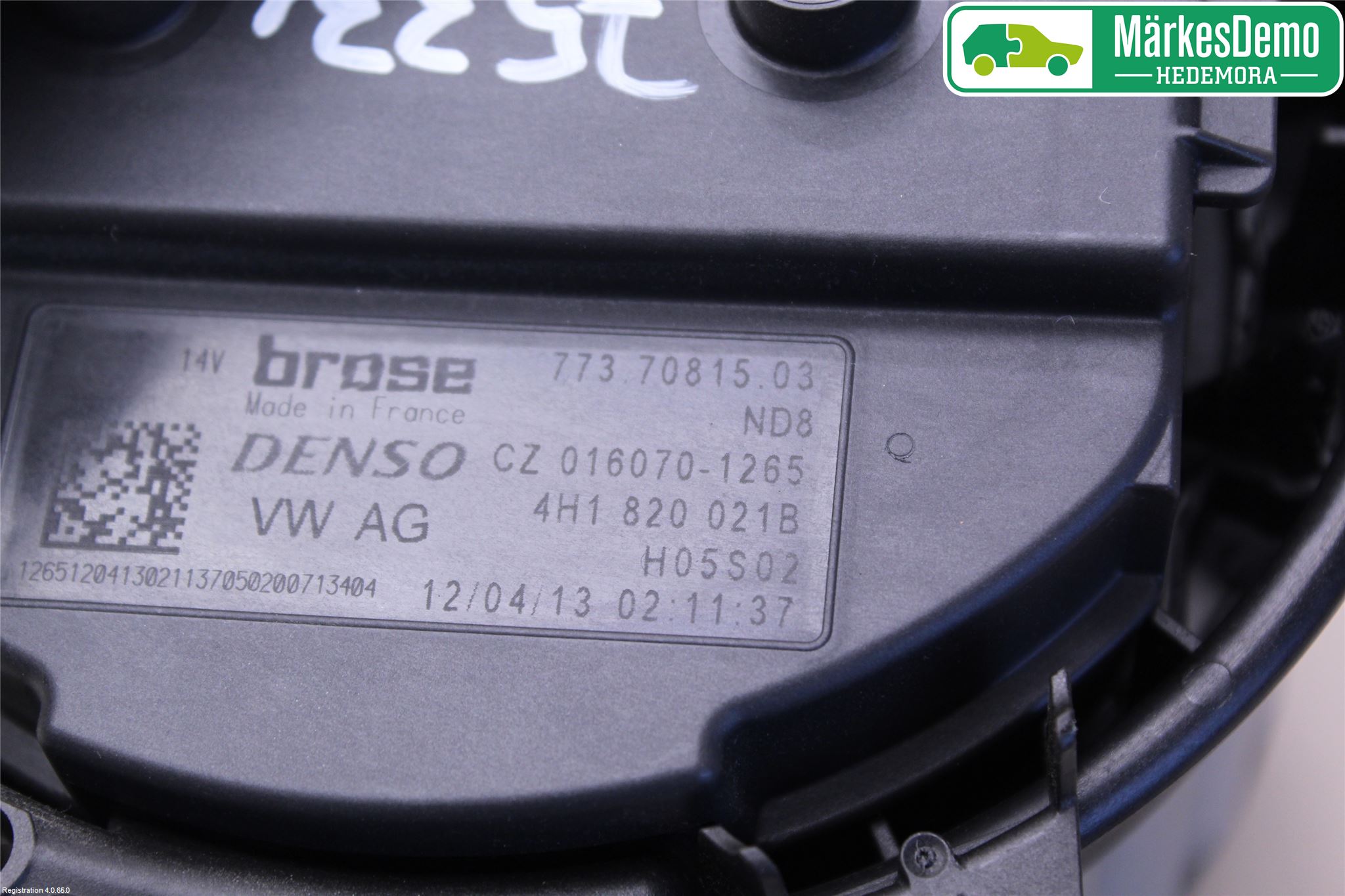 Audi A7/S7 4G 11-17 Ac Värmefläkt