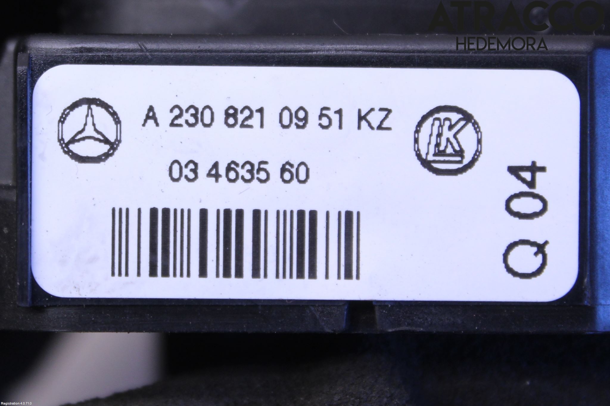 Mercedes-Benz MB SL-KLASS (R230) 00-11 Strömställare Stolregler