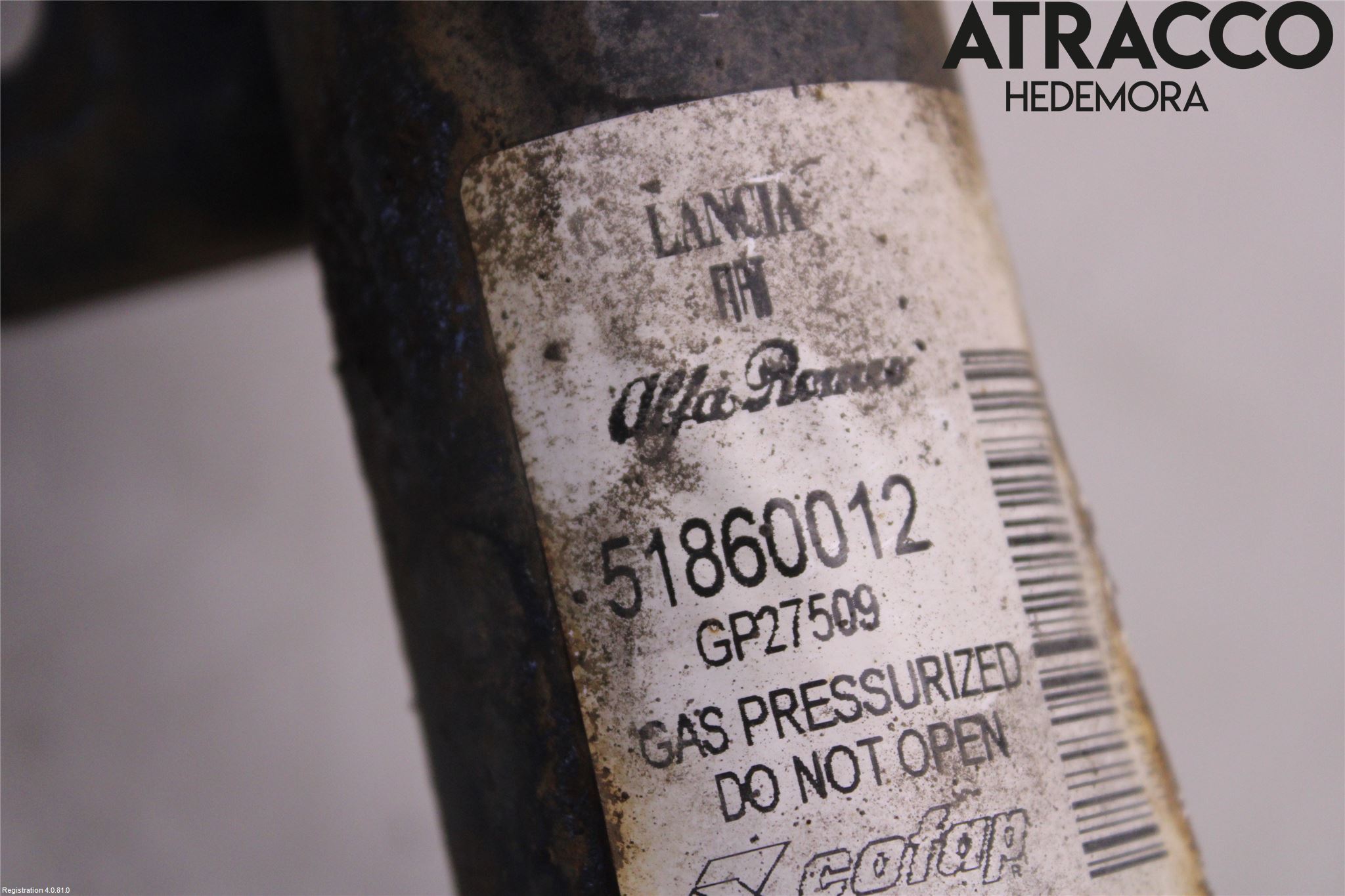 Fiat 500 07- Fjäderben Fram Vänster