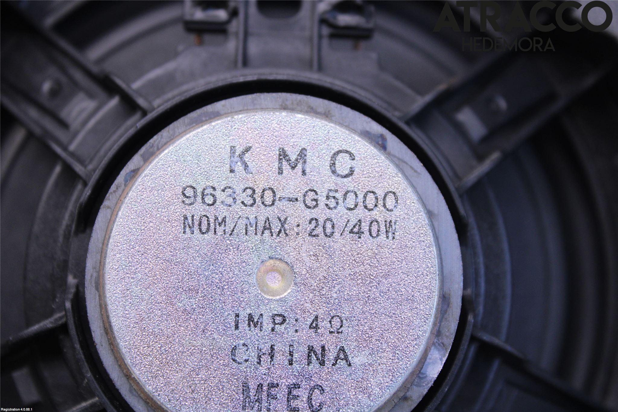 Kia NIRO (DE) 17-22 Högtalare