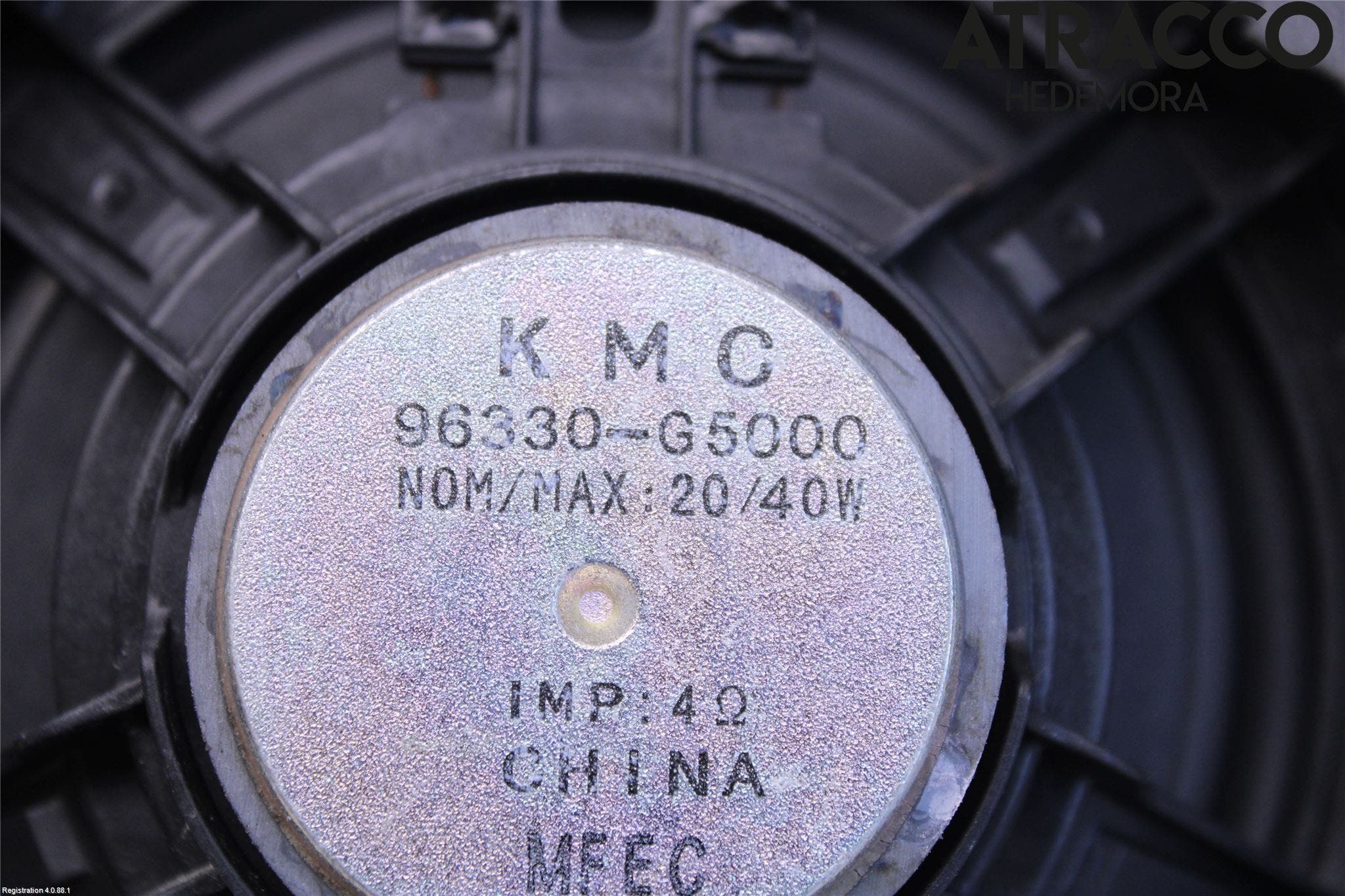 Kia NIRO (DE) 17-22 Högtalare