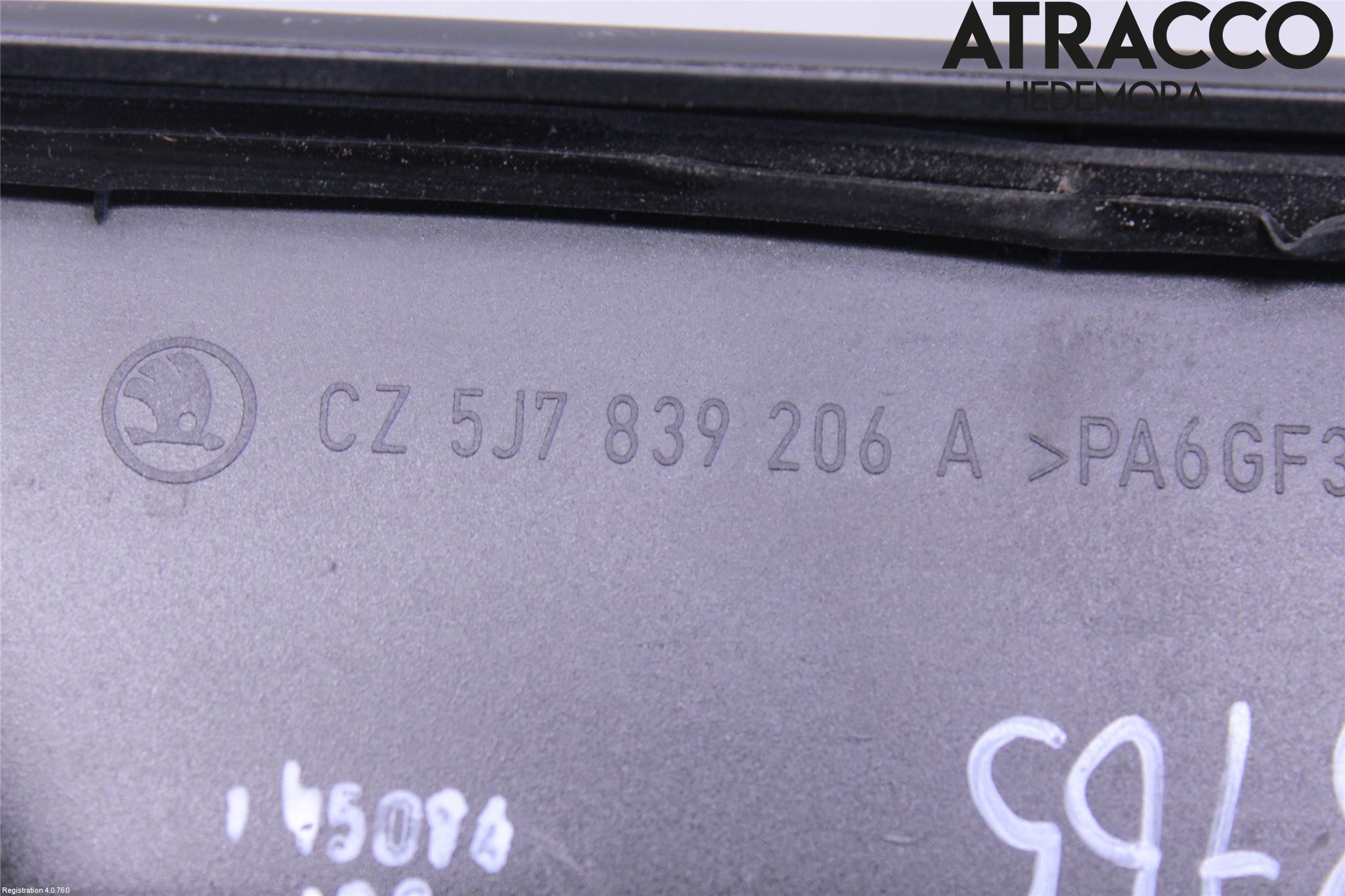 Skoda ROOMSTER Dörrhandtag Yttre Hö