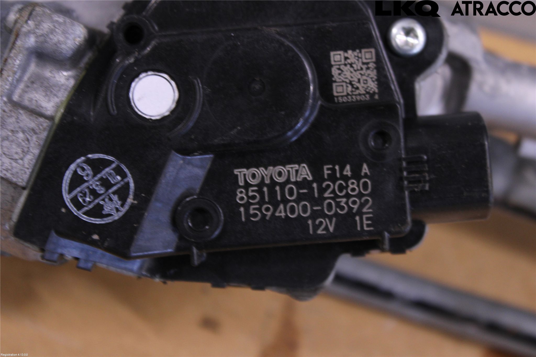 Toyota COROLLA 19- Torkarmekanism Vindruta