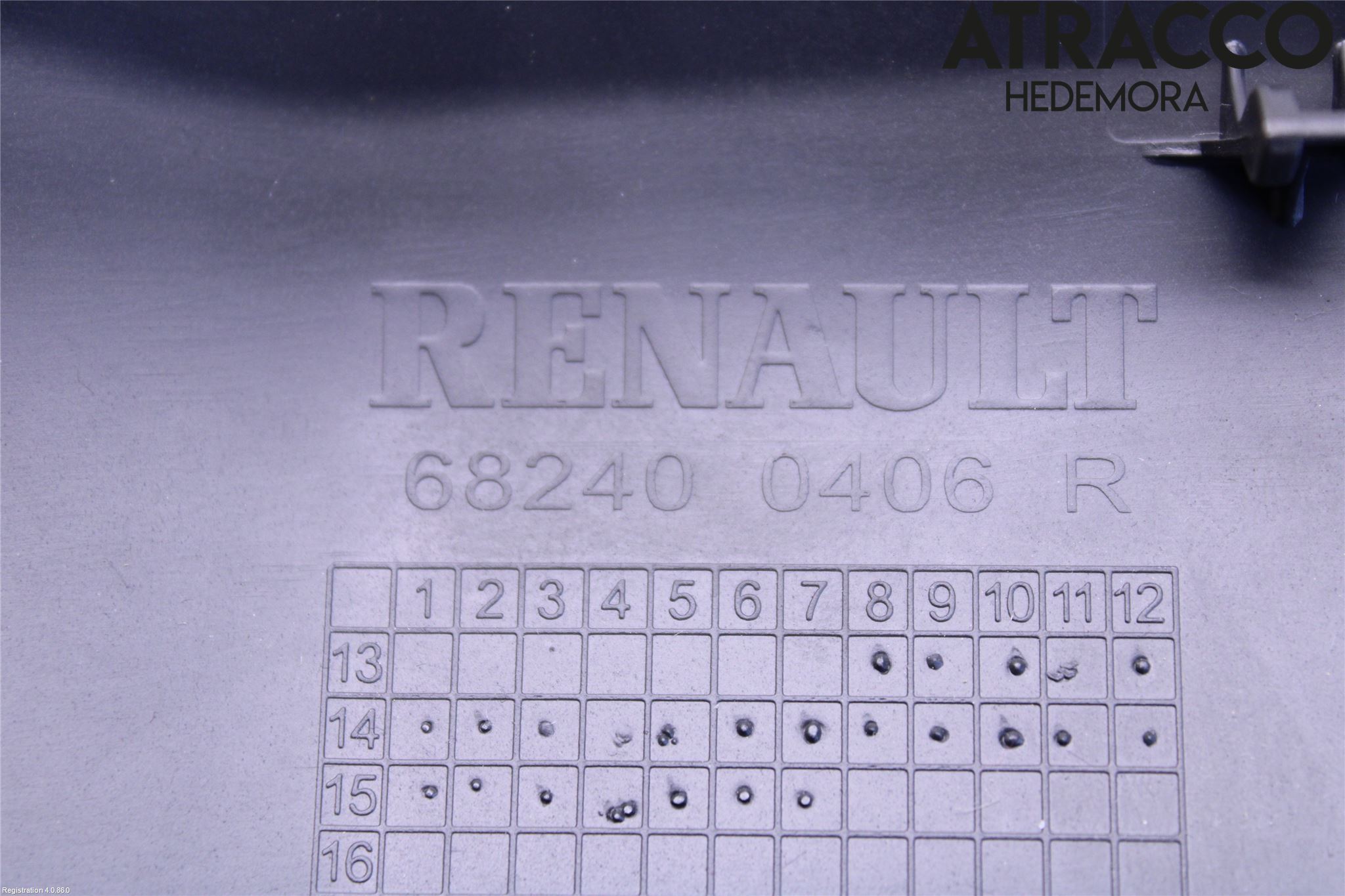 Dacia DUSTER 10-17 Instrumentsarg