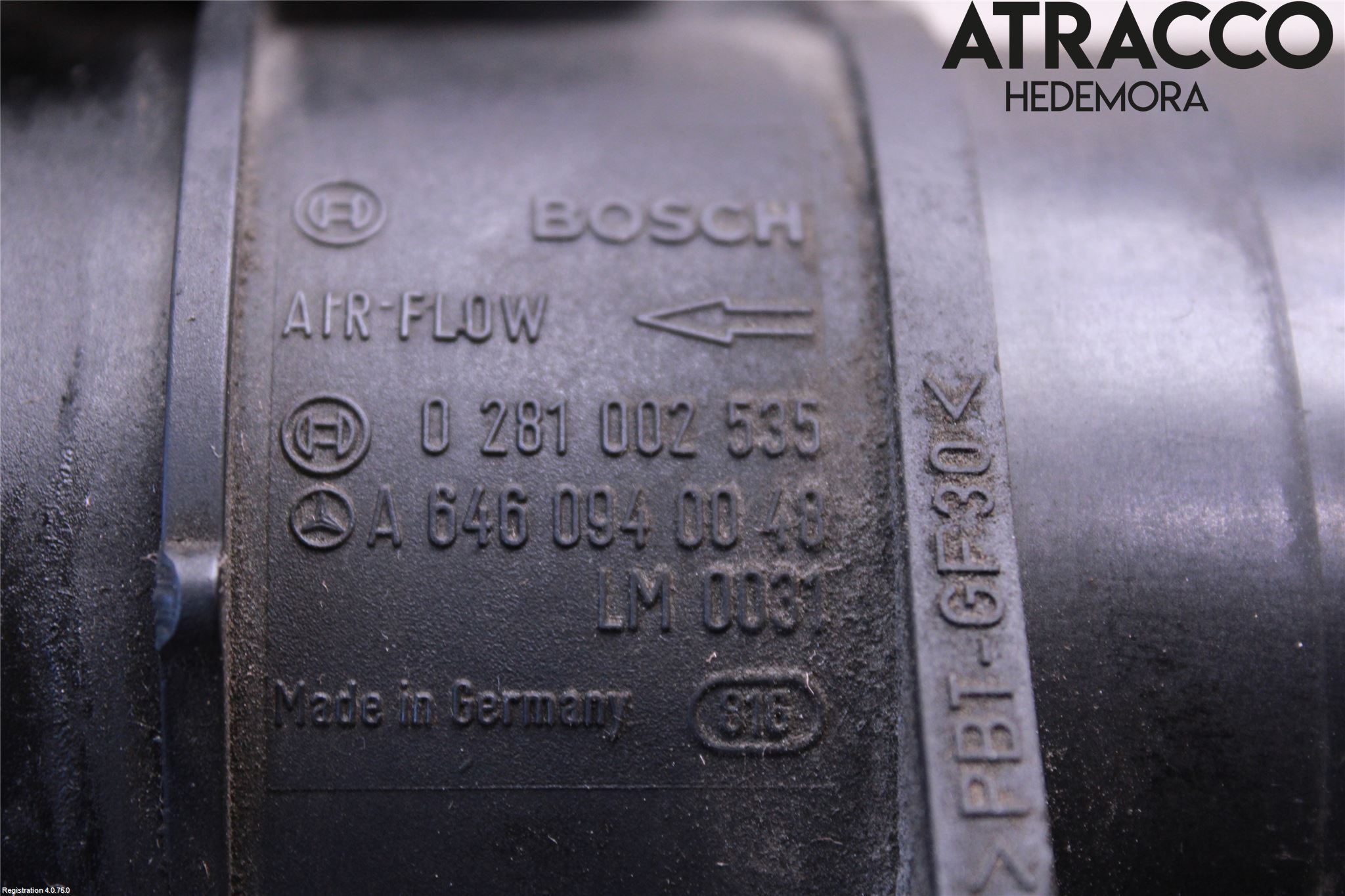 Mercedes-Benz MB C (203) 00-07 Injluftmassamätare