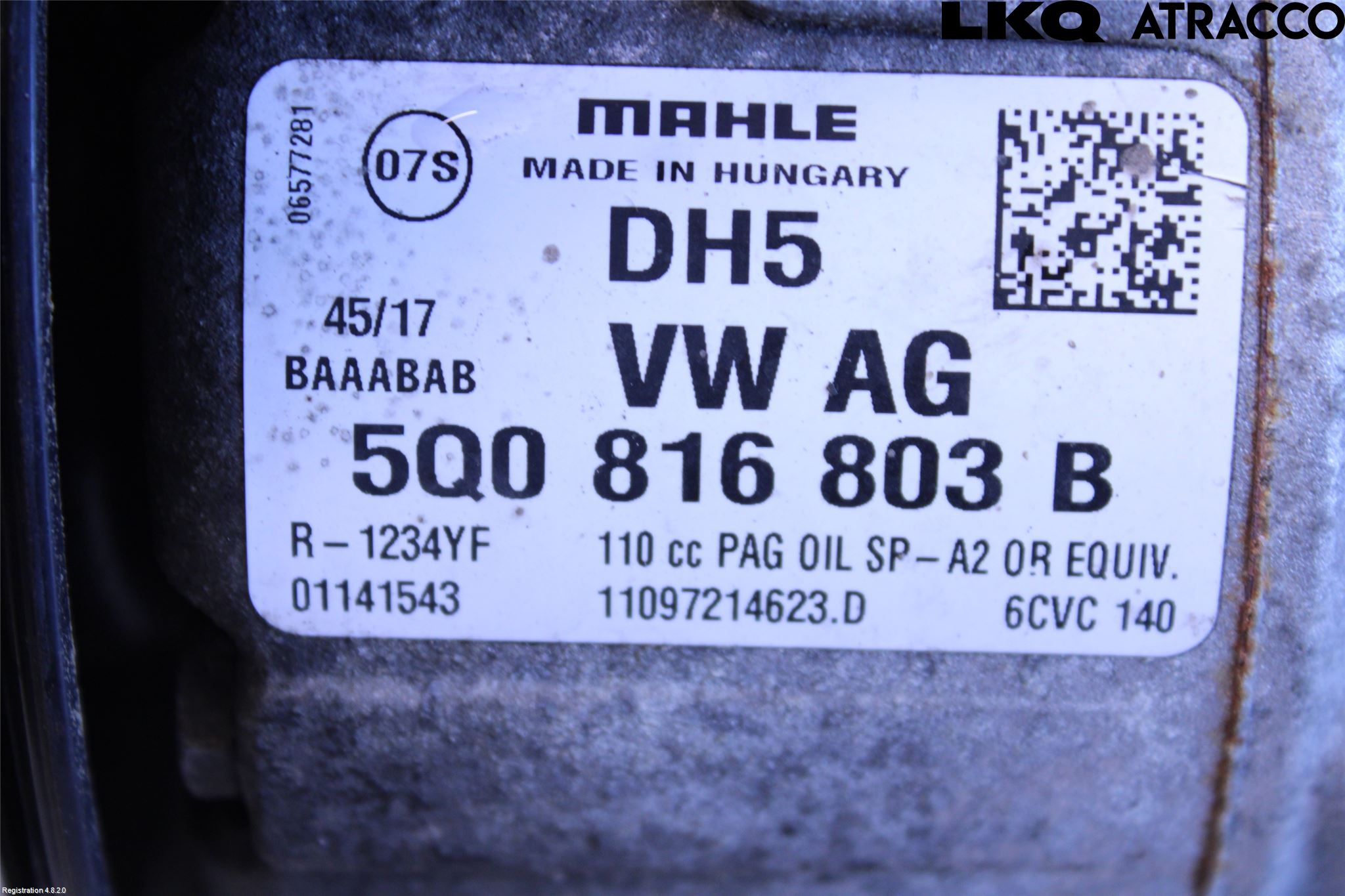 Volkswagen VW TIGUAN 16-24 Ac Kompressor