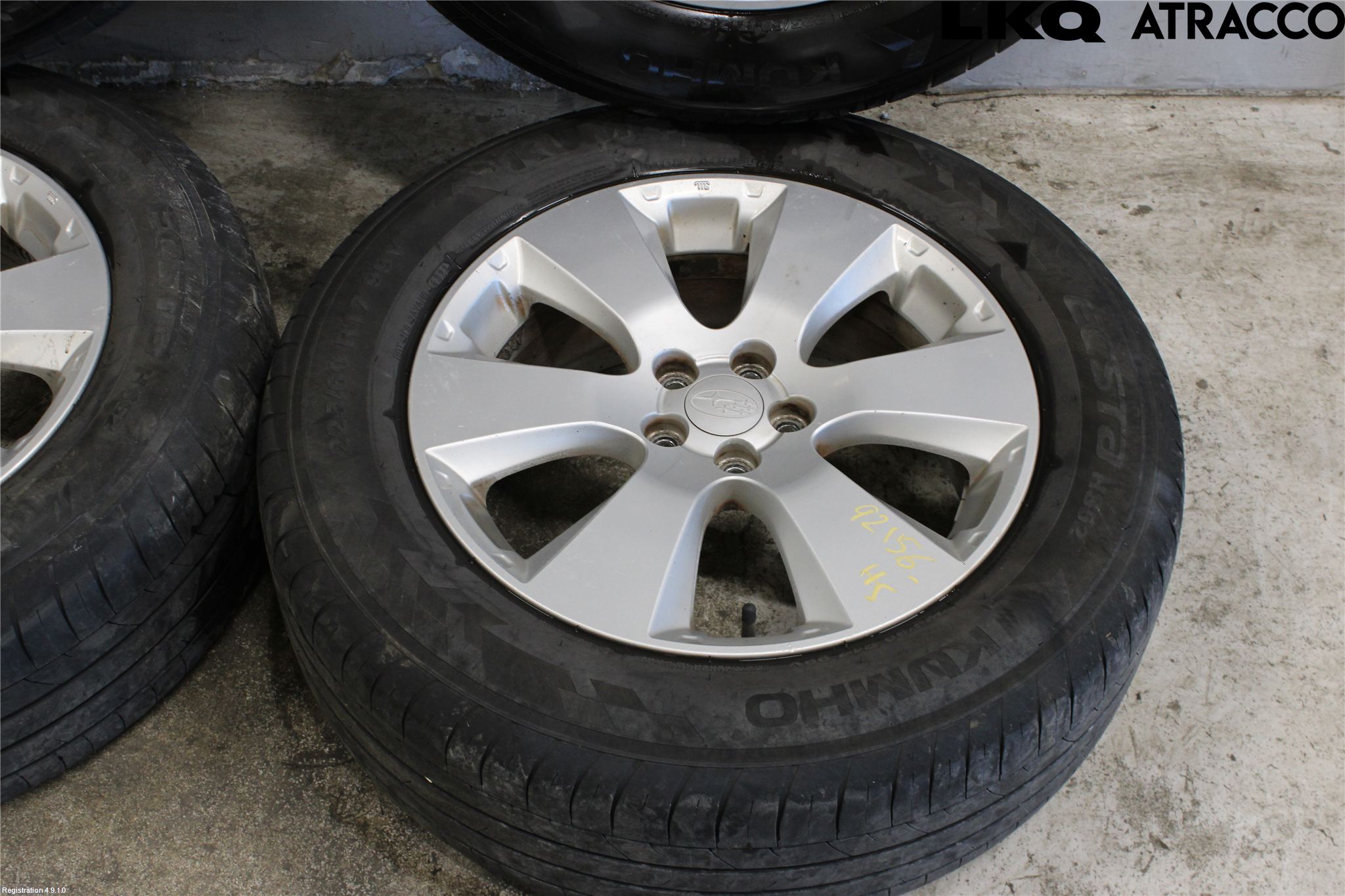 Subaru OUTBACK 10-15 Sommardäck Alumfälg 4St