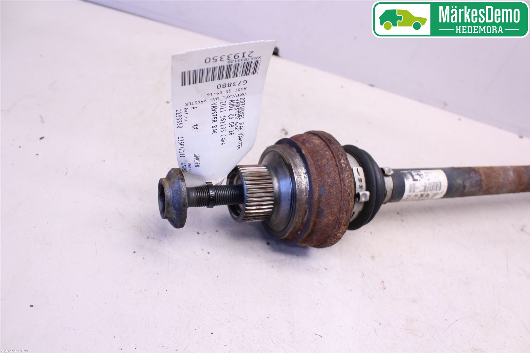 Audi Q5 09-16 Drivaxel Bak Vänster