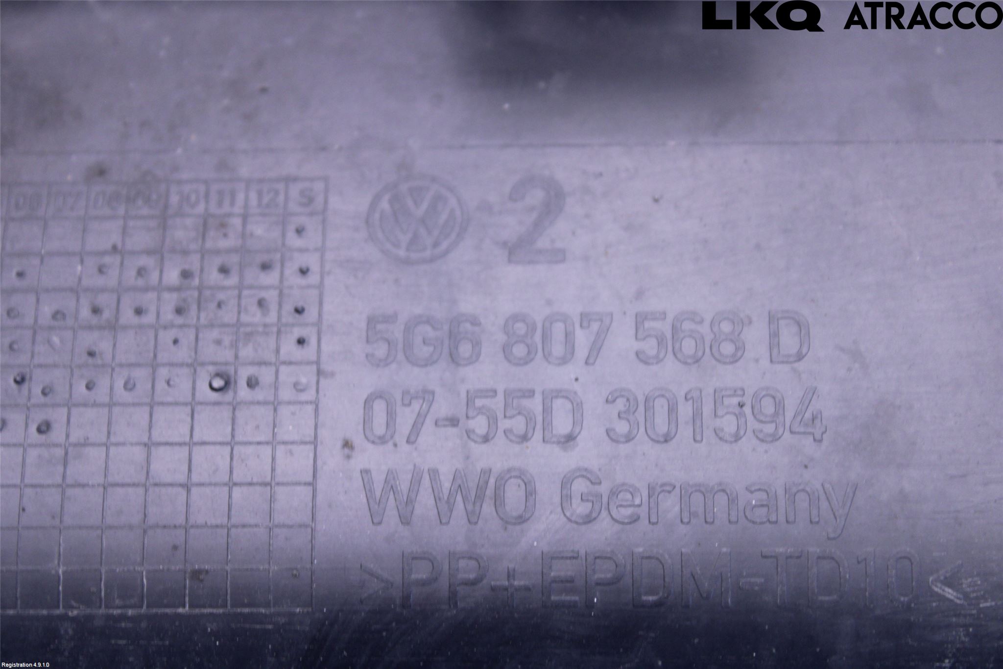 Volkswagen VW GOLF / E-GOLF VII 13-20 Spoiler Bak