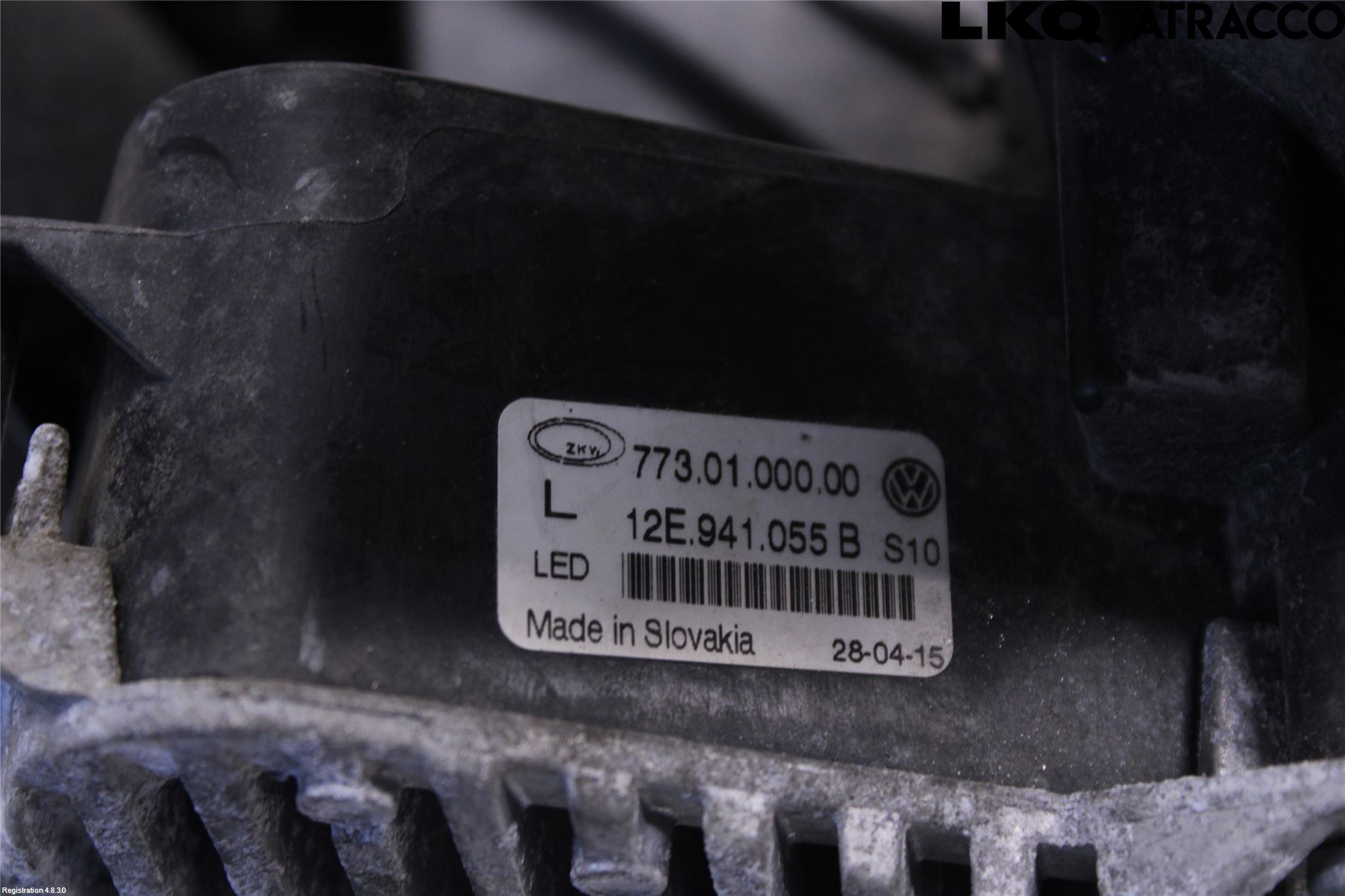 Volkswagen VW UP! / E-UP! Dimljus-Varselljus Fram