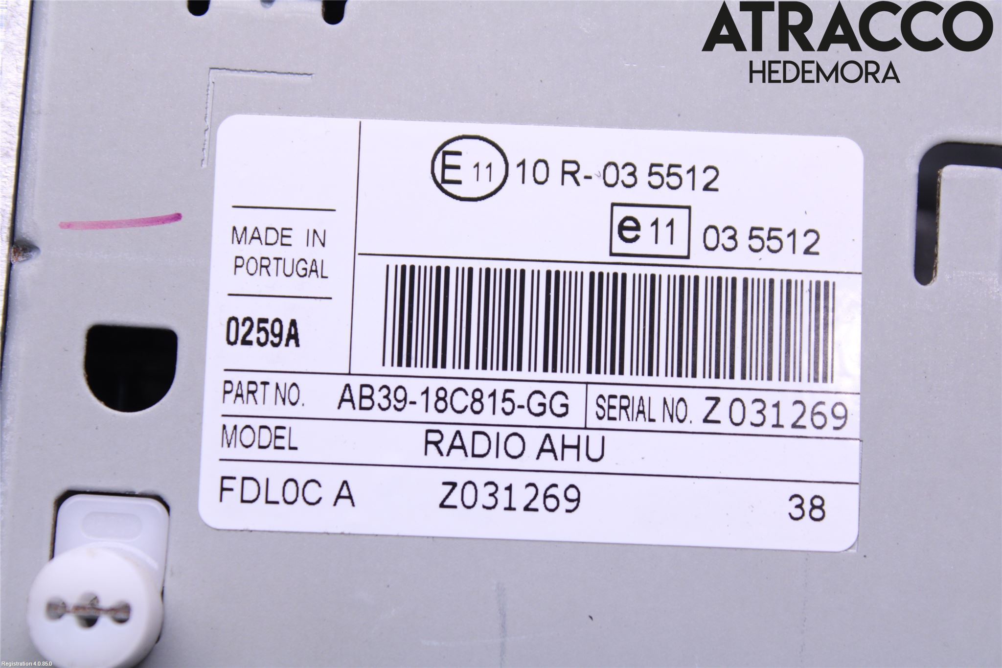 Ford RANGER EU 12-23 Cd Radio - Multimediapanel