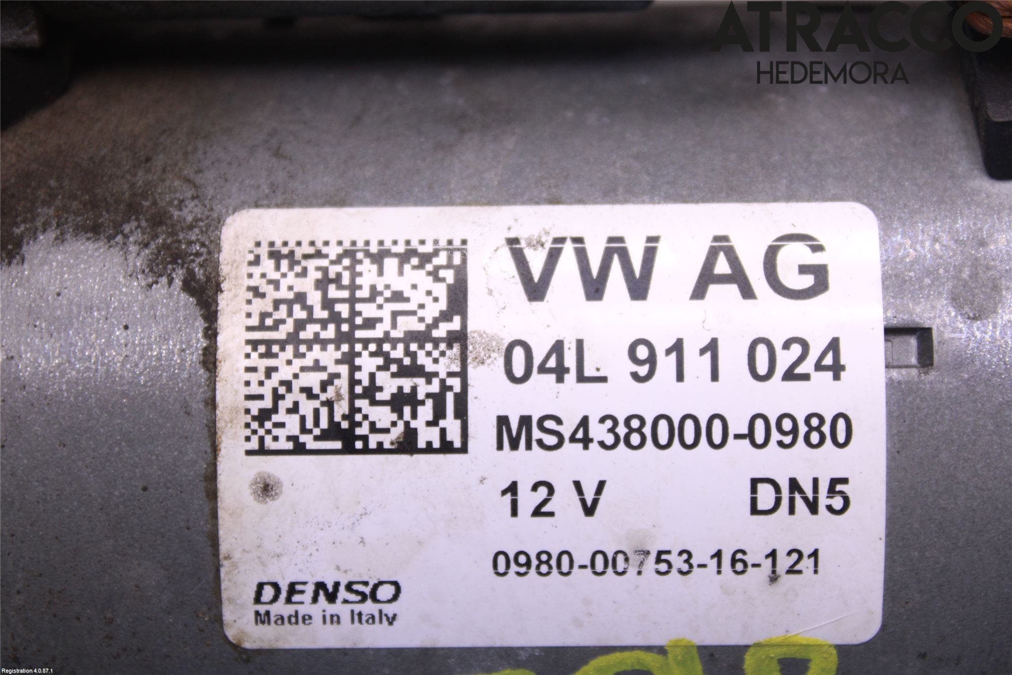 Audi A6/S6 4G 11-18 Startmotor Diesel