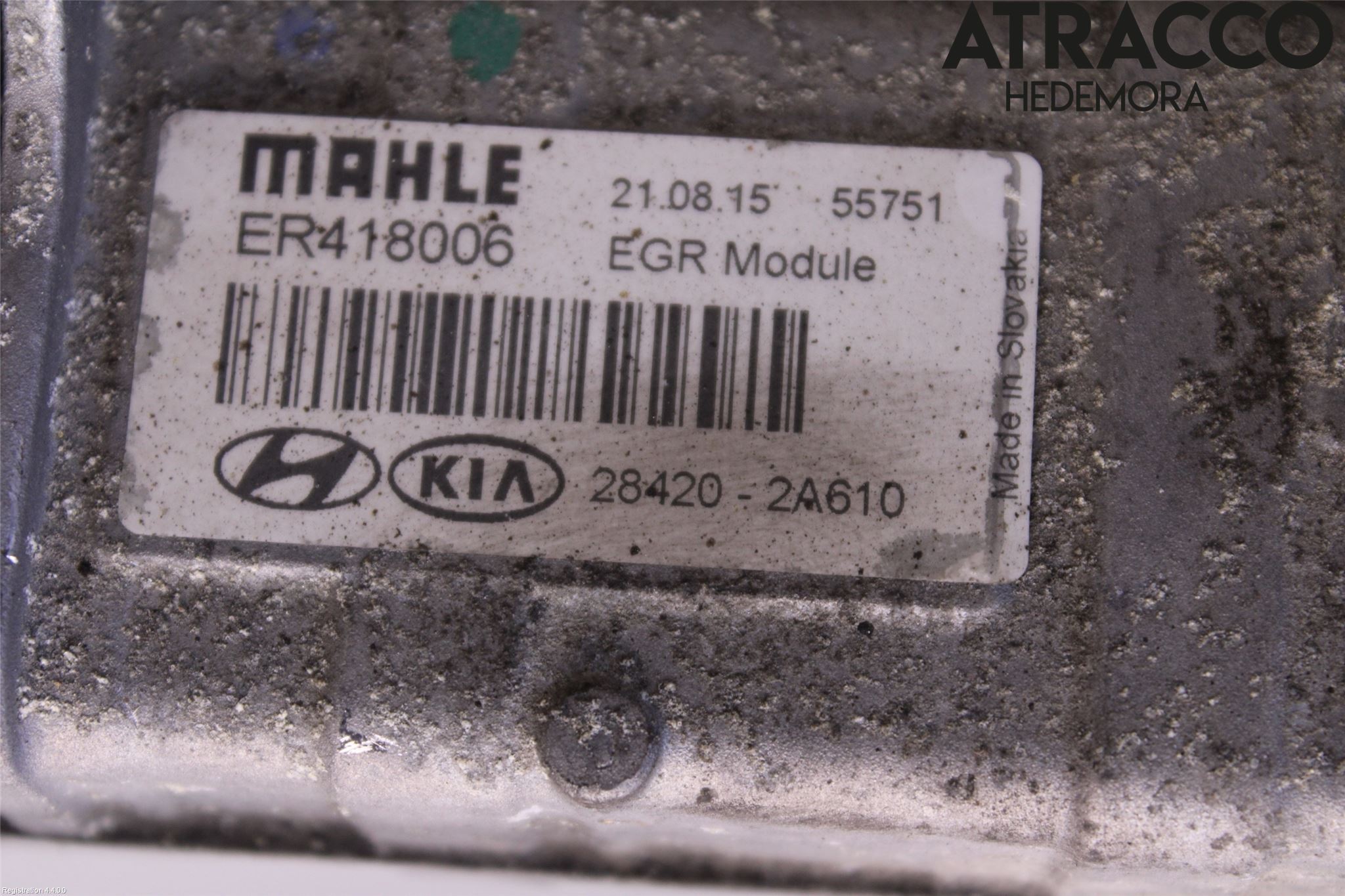 Kia SPORTAGE (SL) 11-15 Avgaskylare