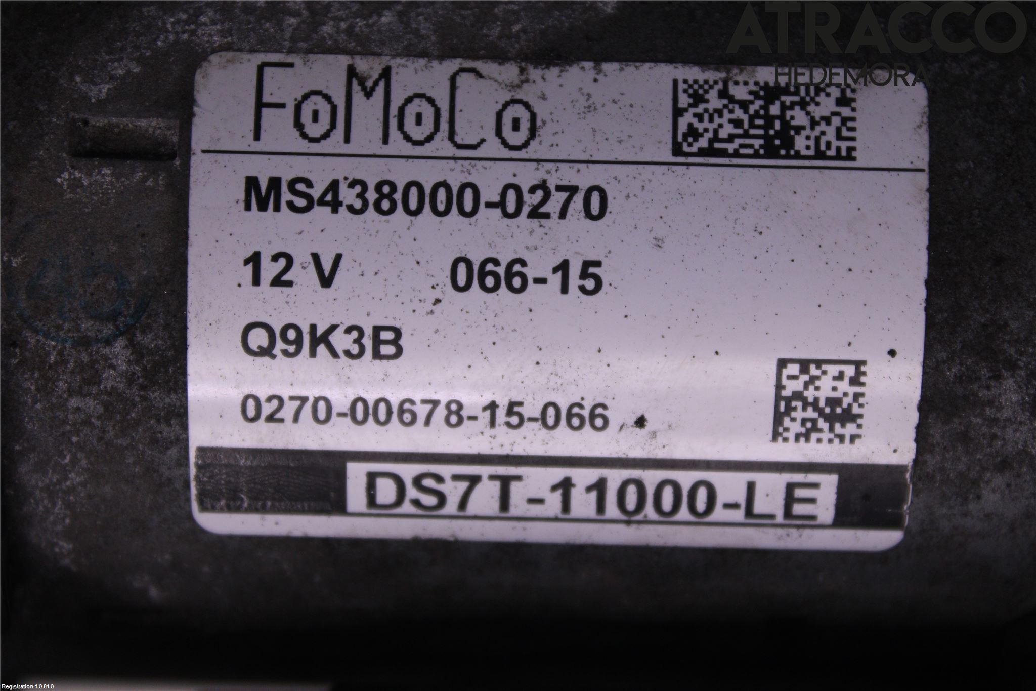 Ford MONDEO 15-22 Startmotor Diesel