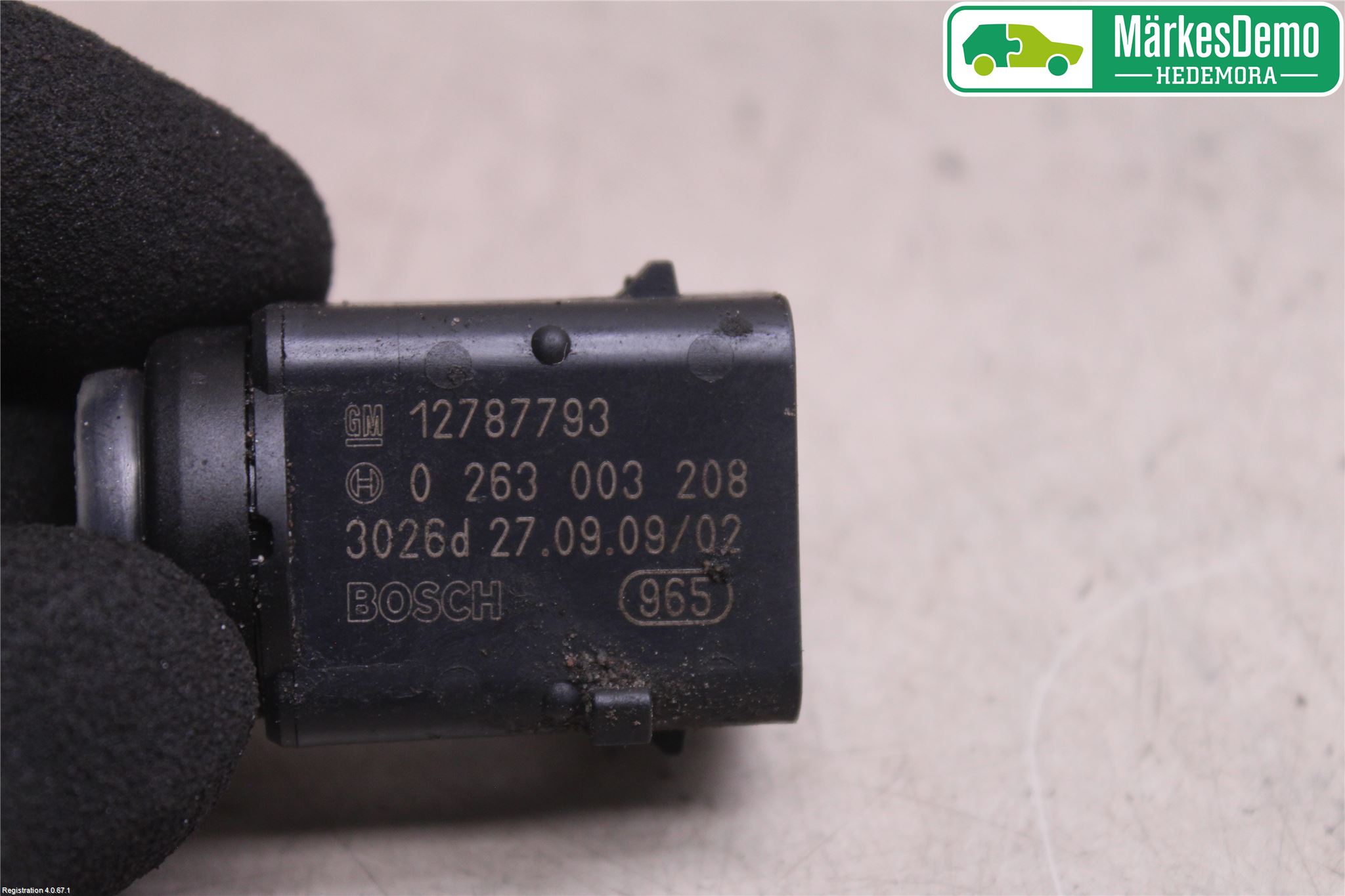 Saab 9-3 VER2/VER3 08-15 Parkeringshjälp Backsensor