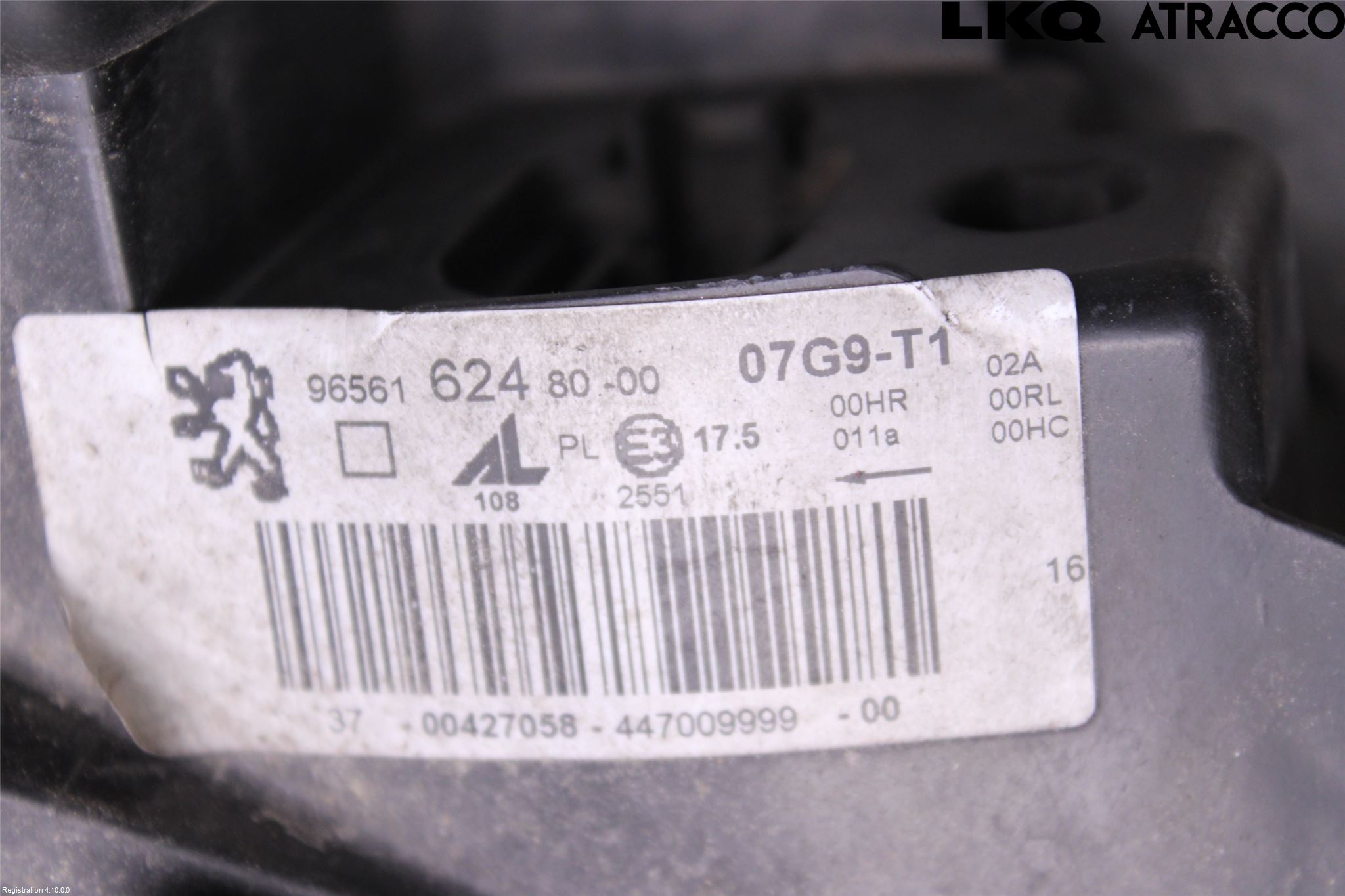 Peugeot 308 08-13 Strålkastare Höger