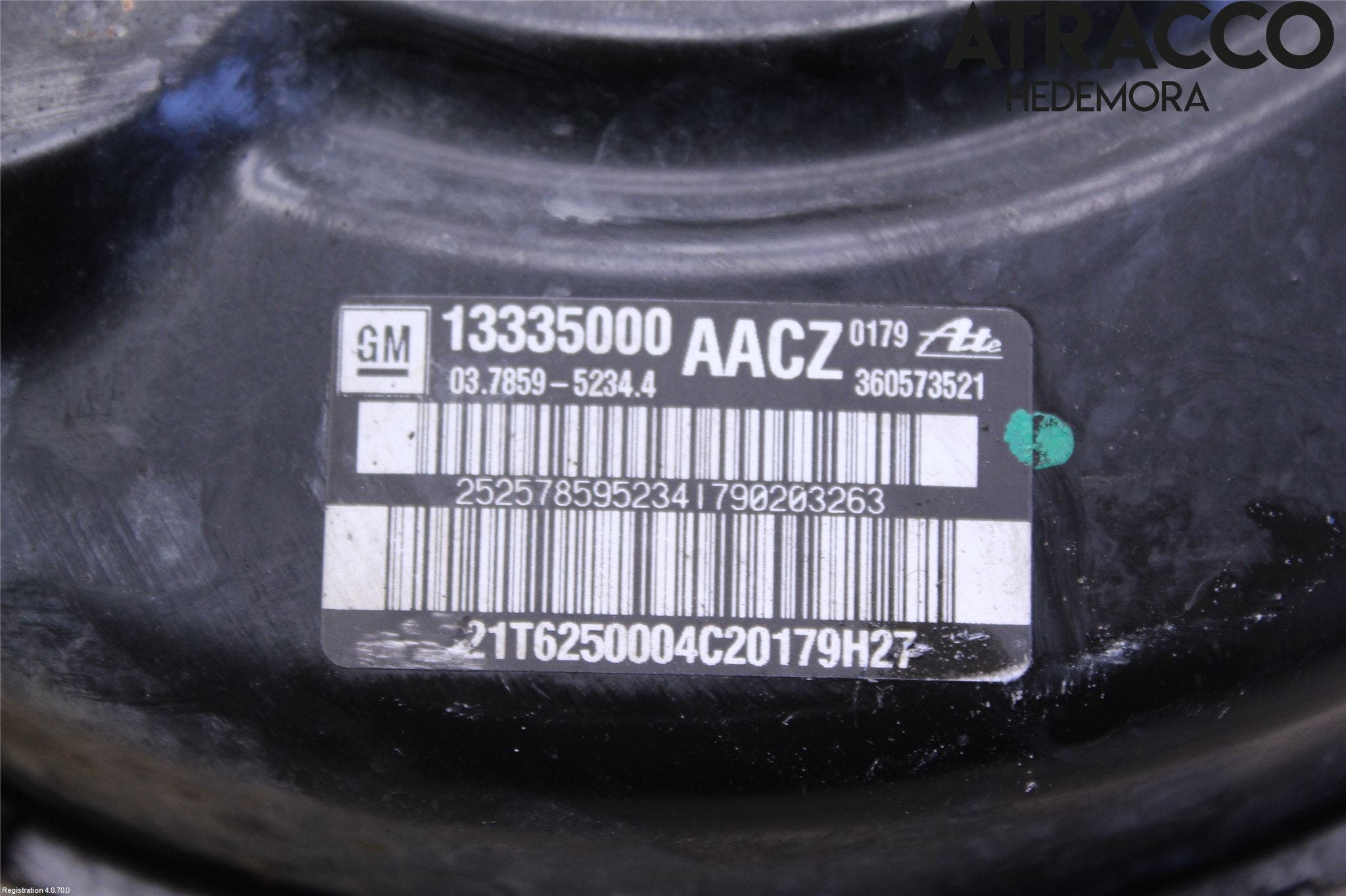 Saab 9-5 10-12 Bromsservo