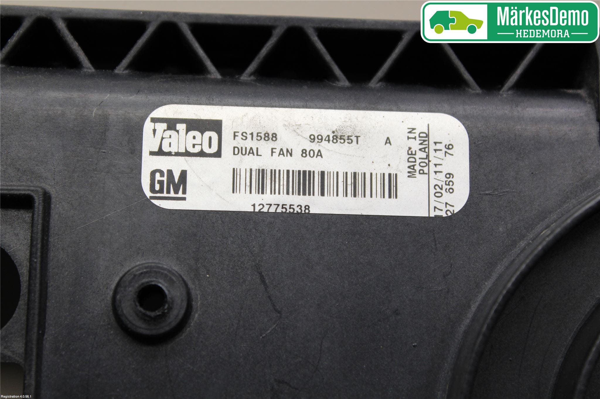 Saab 9-3 VER2/VER3 08-15 Kylfläkt El