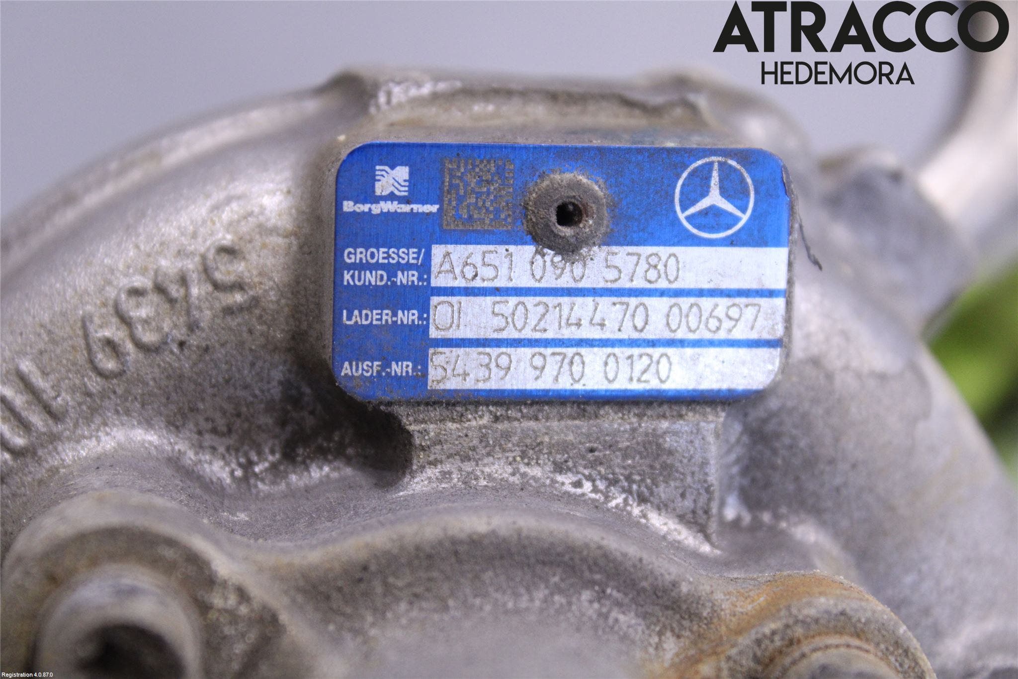 Mercedes-Benz MB C-KLASS (W204) 07-15 Turboaggregat