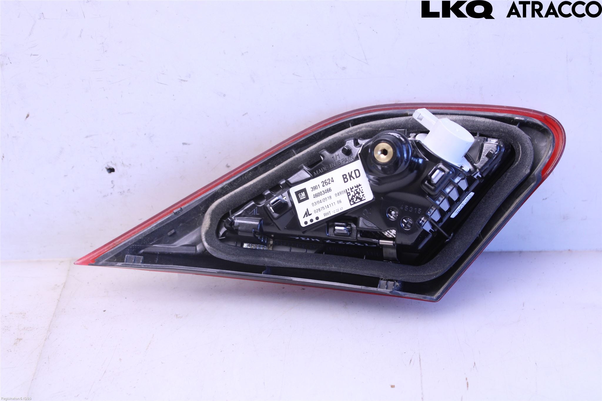 Opel CORSA E 15-19 Bakljus Lucka Hö