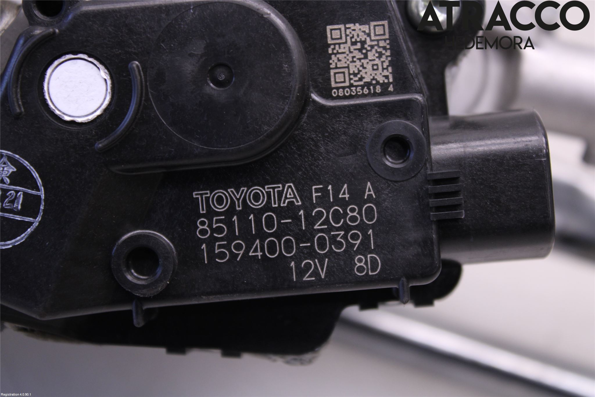 Toyota COROLLA 19- Torkarmotor Vindruta
