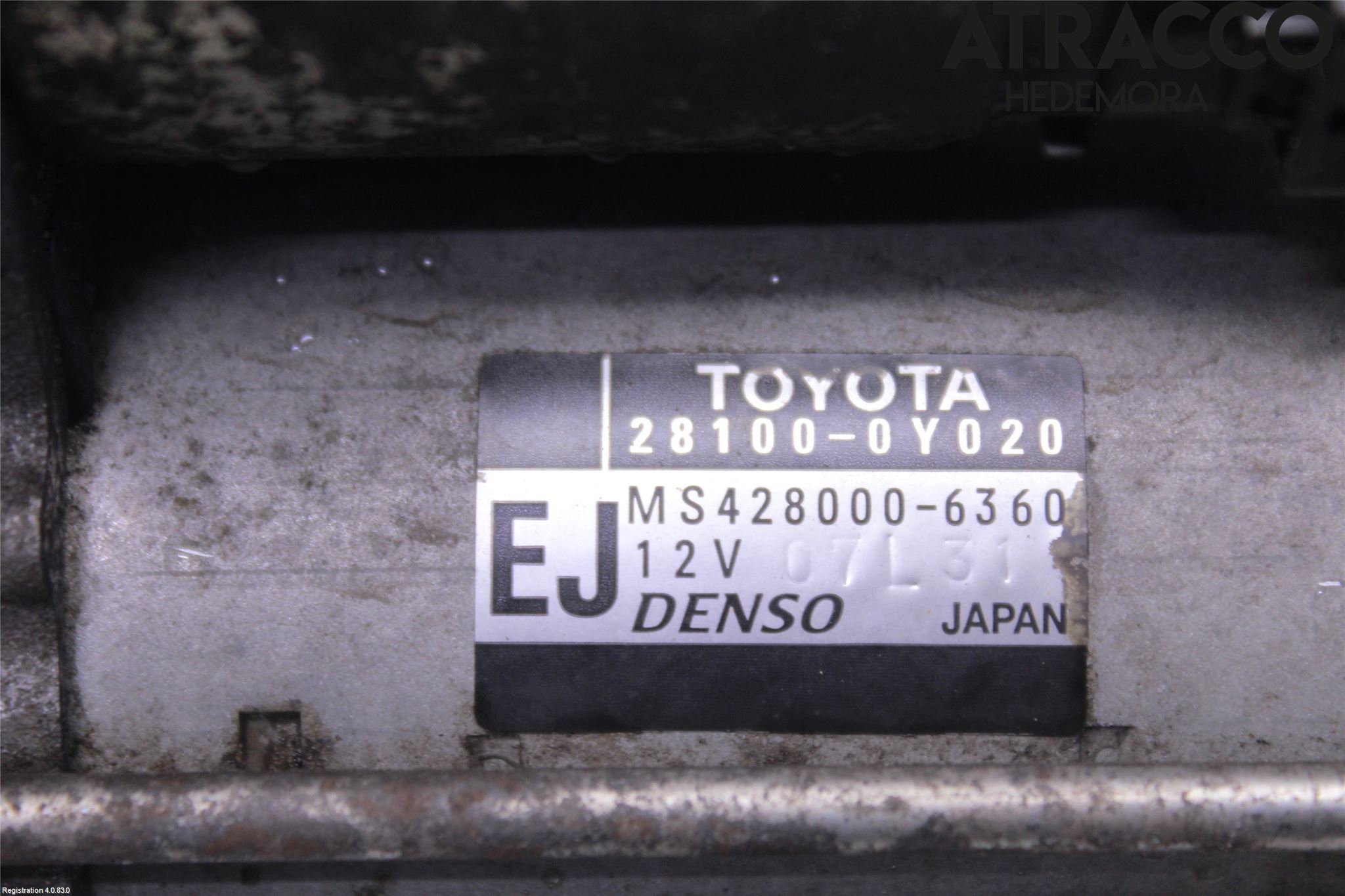 Toyota YARIS XP90 06-11 Startmotor