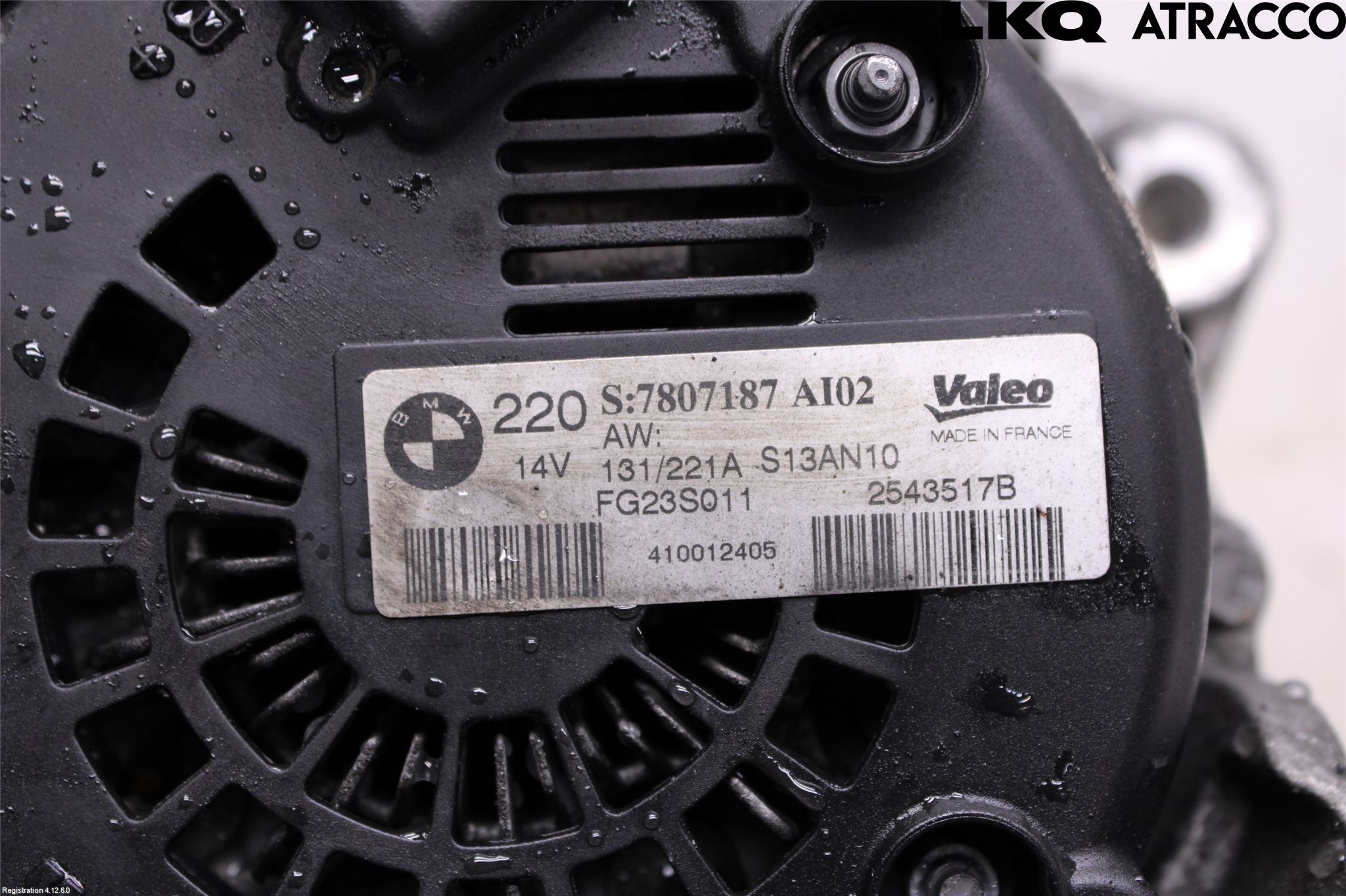 BMW 5 GT F07 09-17 Generator