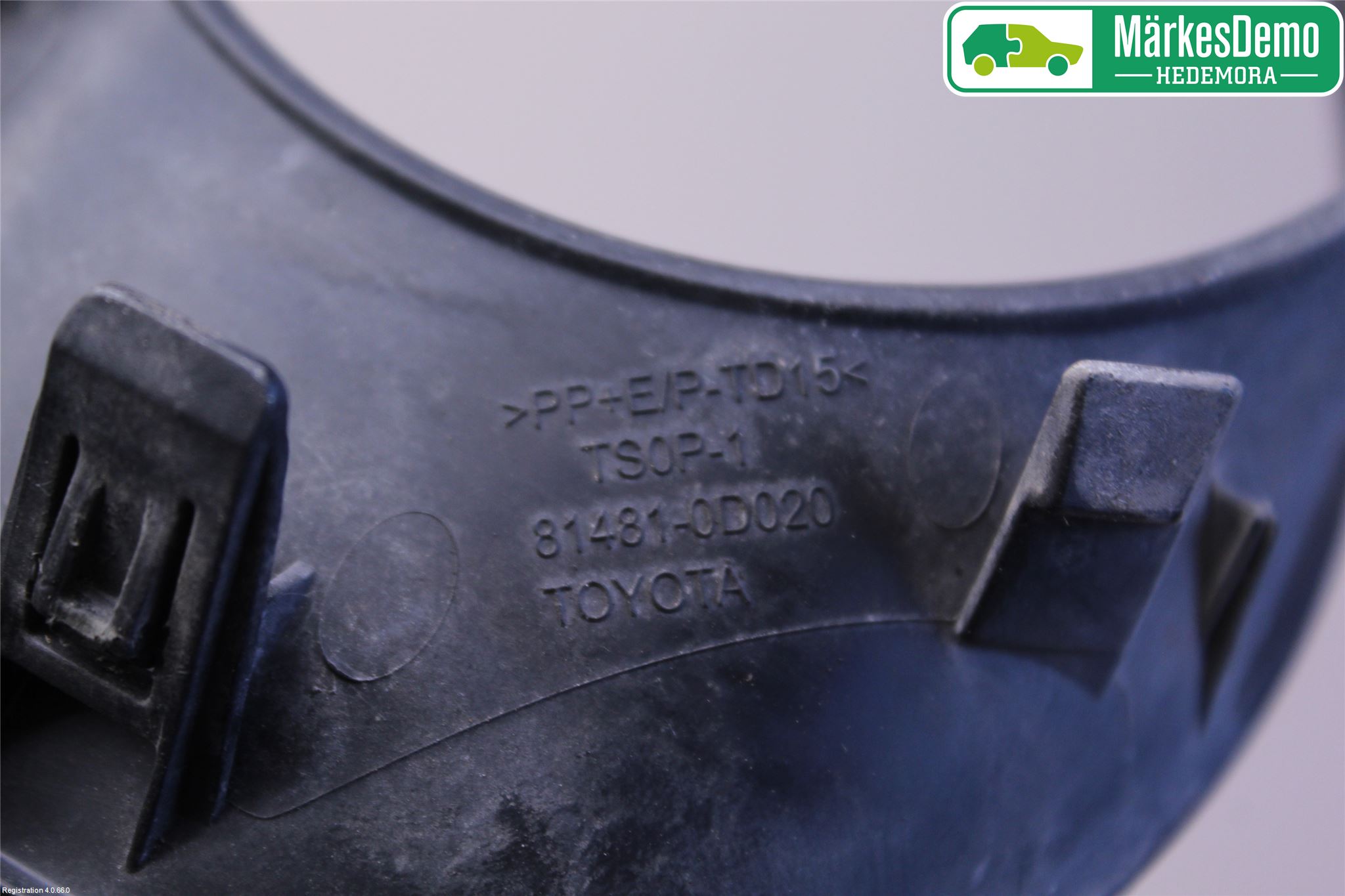 Toyota YARIS XP90 06-11 Dimljussarg Fram