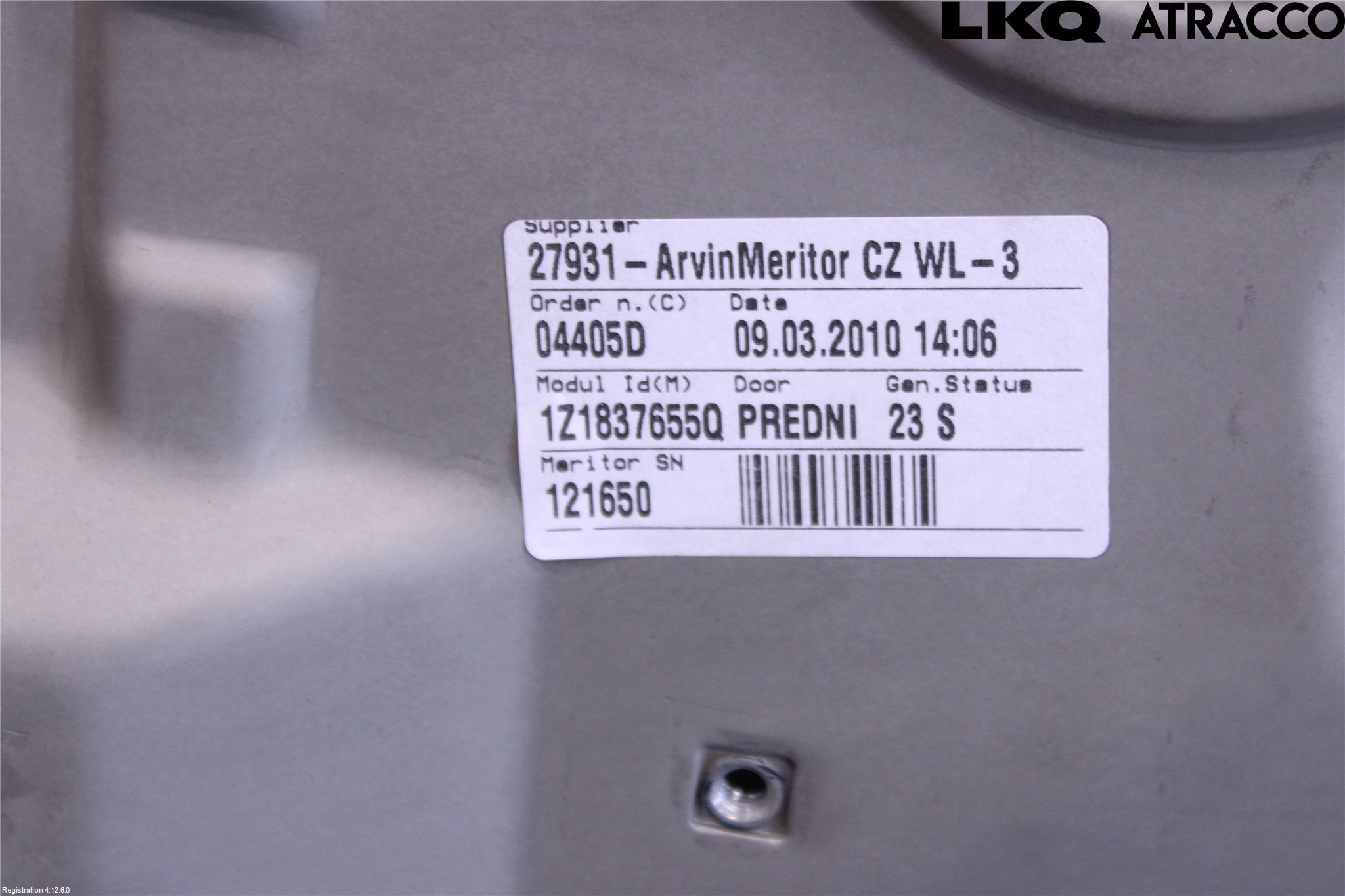 Skoda OCTAVIA (1Z) 05-13 Fönsterhiss El Kompl