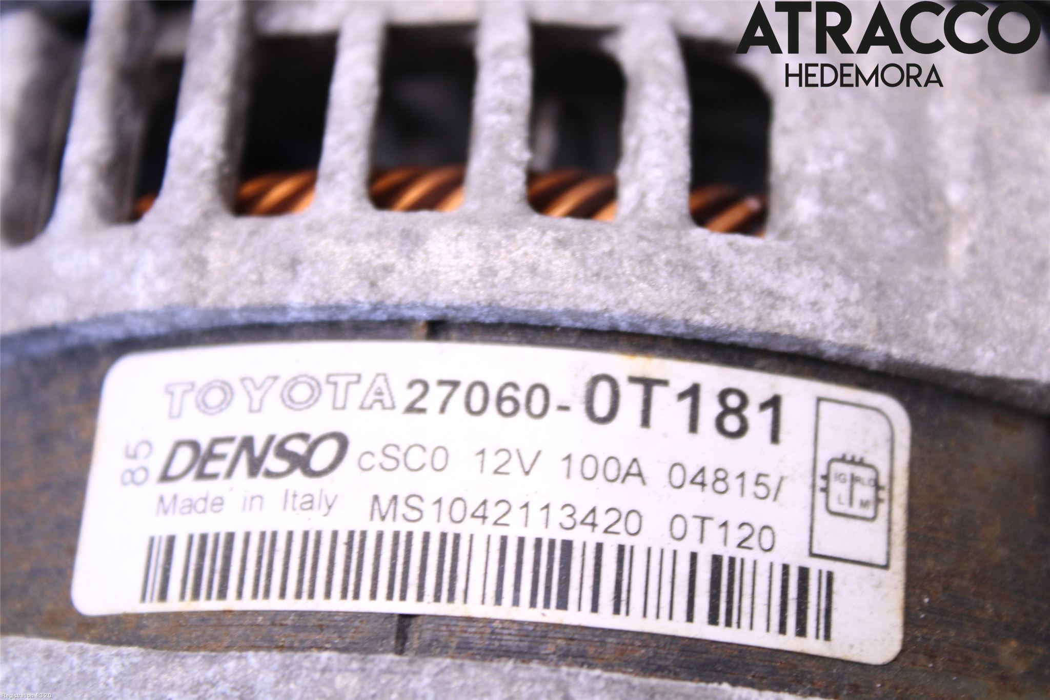 Toyota AVENSIS 09-15 Generator