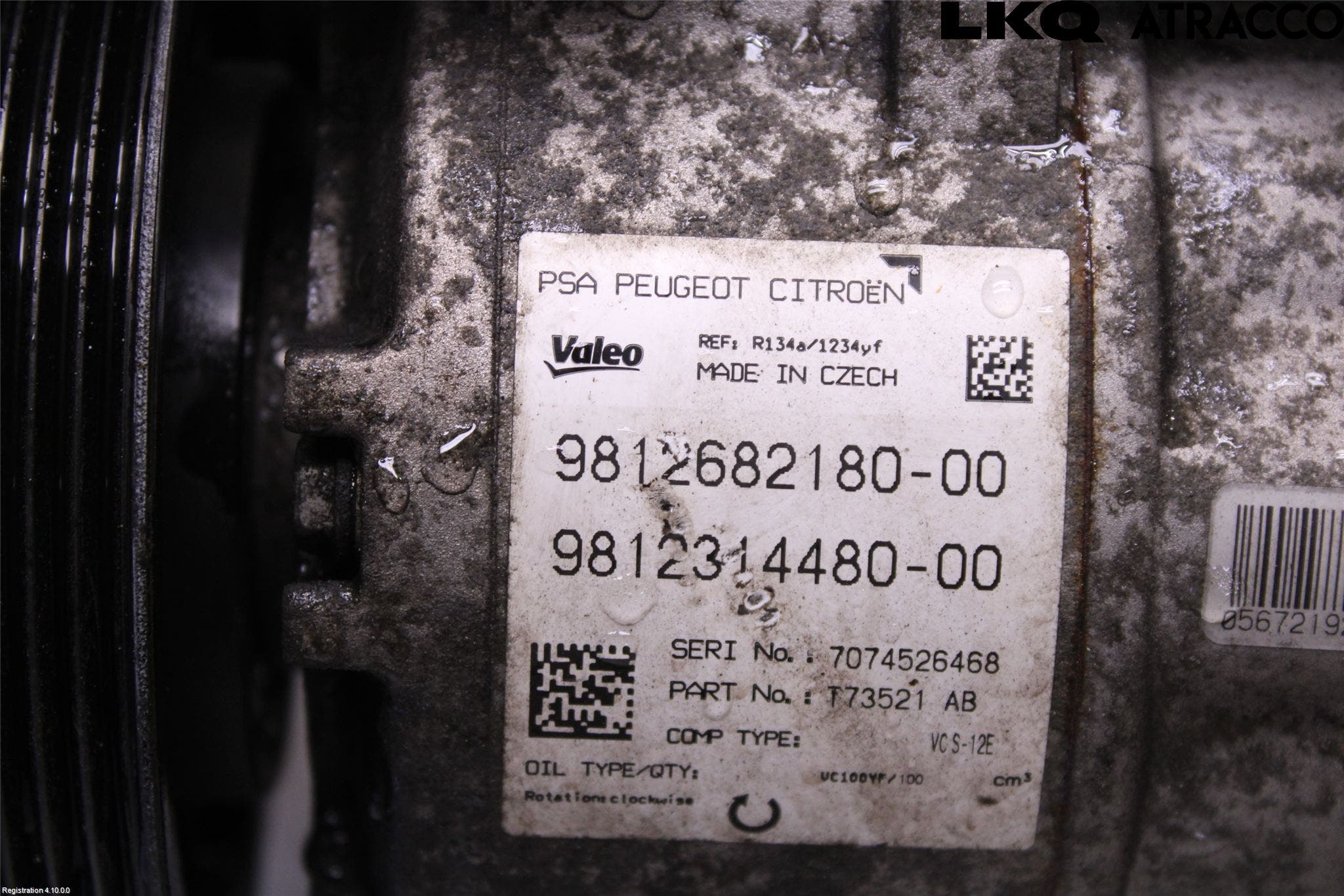 Peugeot 3008 17-24 Ac Kompressor