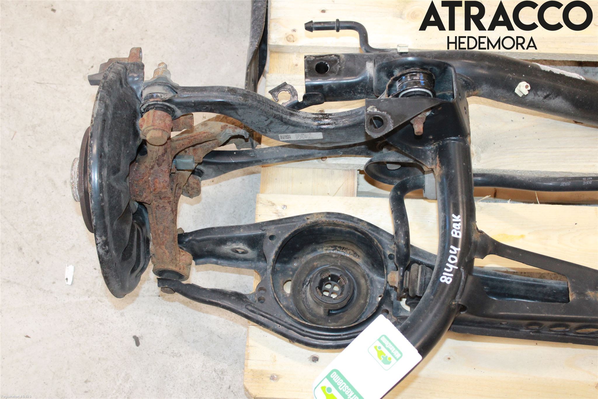 Volkswagen VW GOLF / E-GOLF VII 13-20 Bakaxelbalk