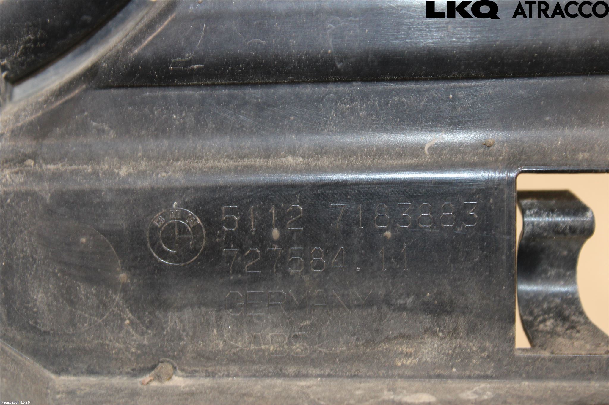 BMW 7 F01/02/03/04 09-15 Stötfångare Deformelement Bak