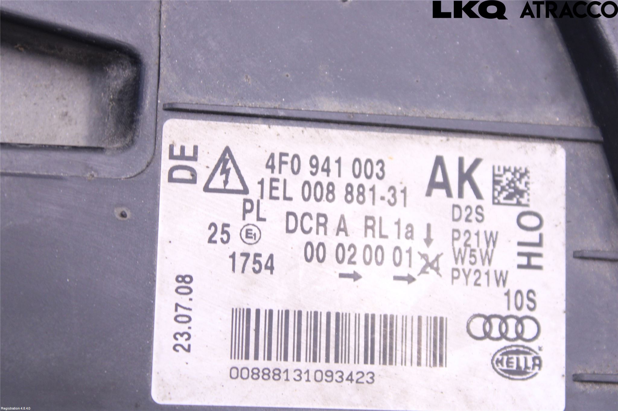 Audi A6/S6     05-11 Strålkastare Vänster