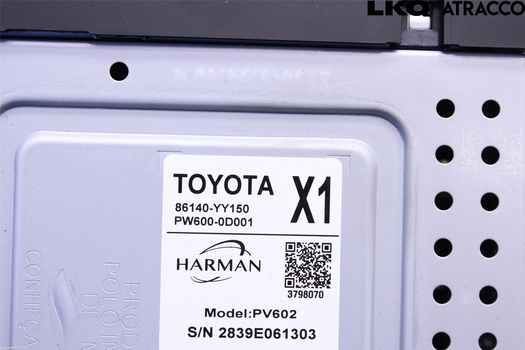 Toyota YARIS XP130 15-20 Cd Radio - Multimediapanel